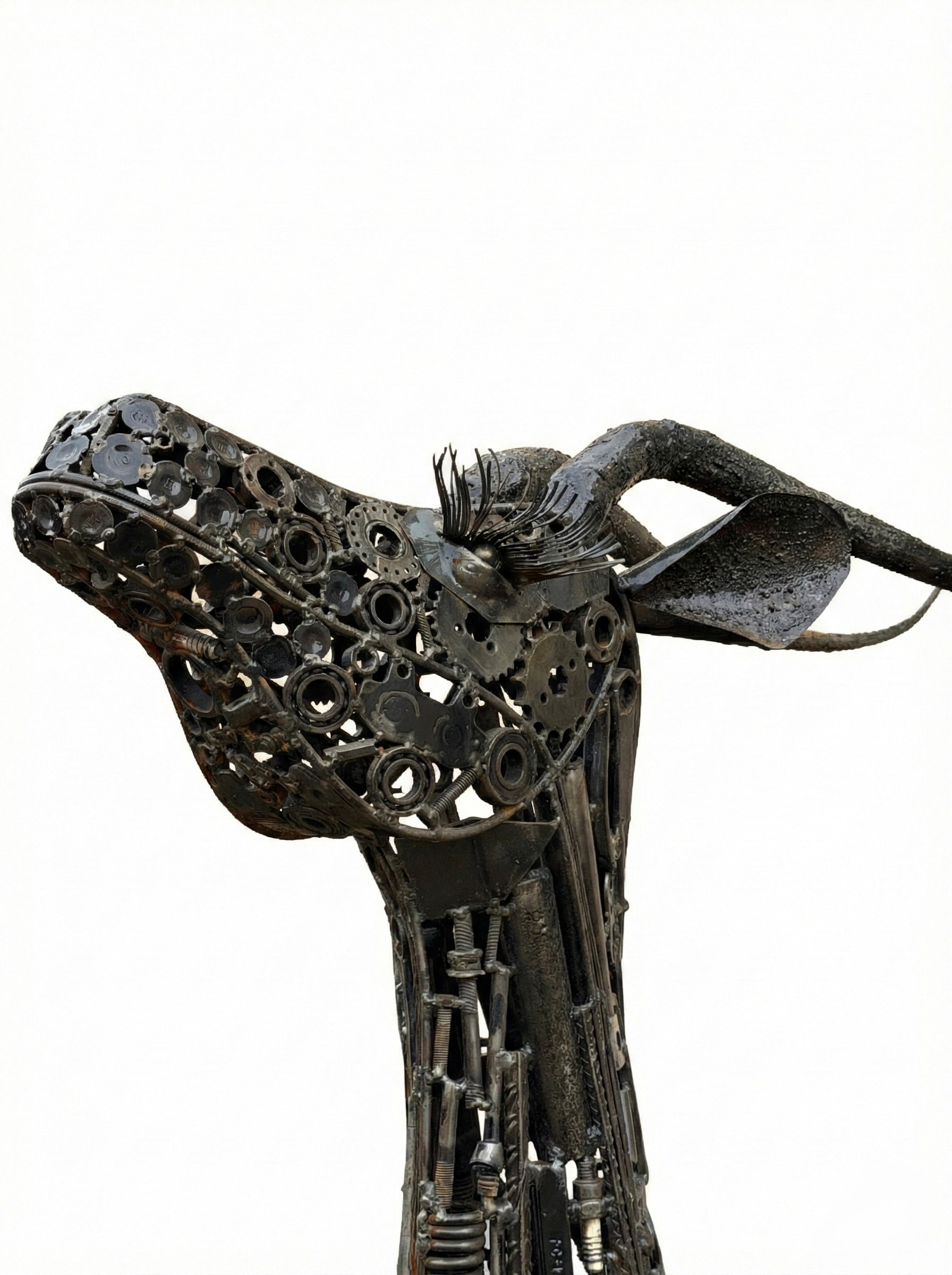 Scultura di ferro "Gazzella"