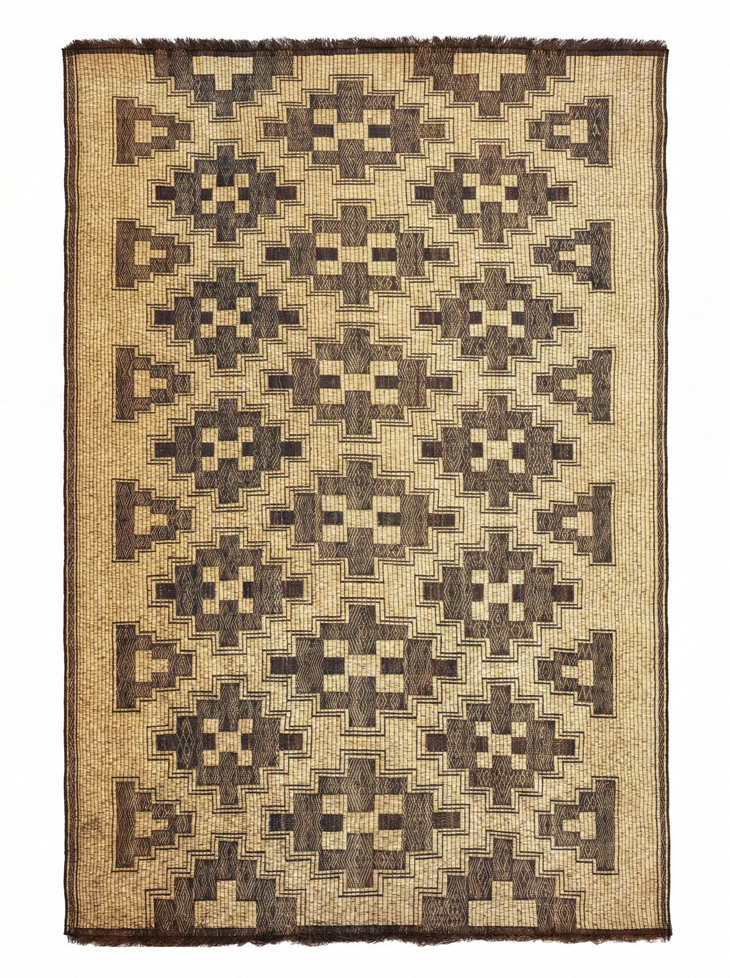 Stuoia di Cuoio e Bambù 495x310cm - S1406