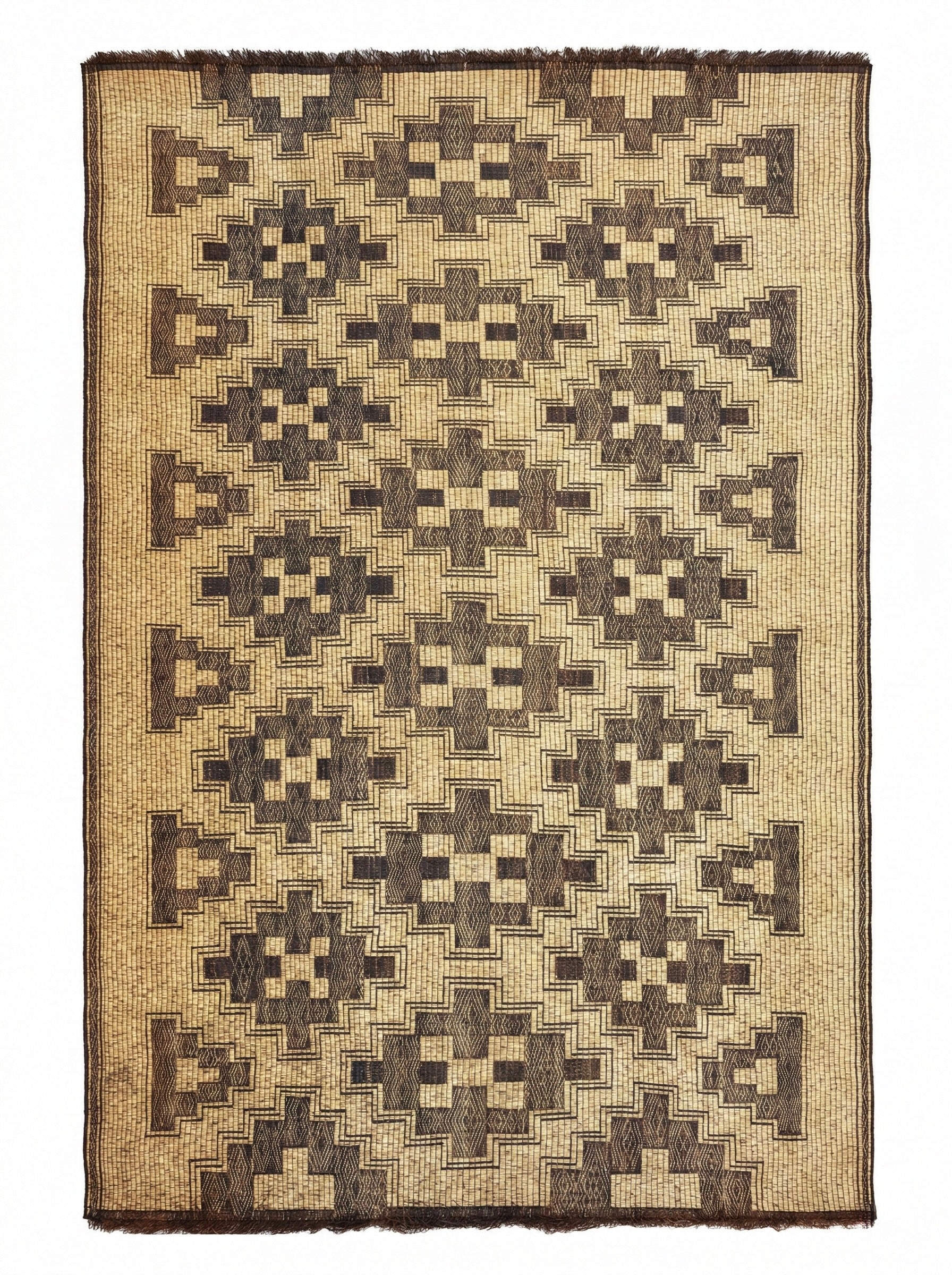 Stuoia di Cuoio e Bambù 495x310cm - S1406