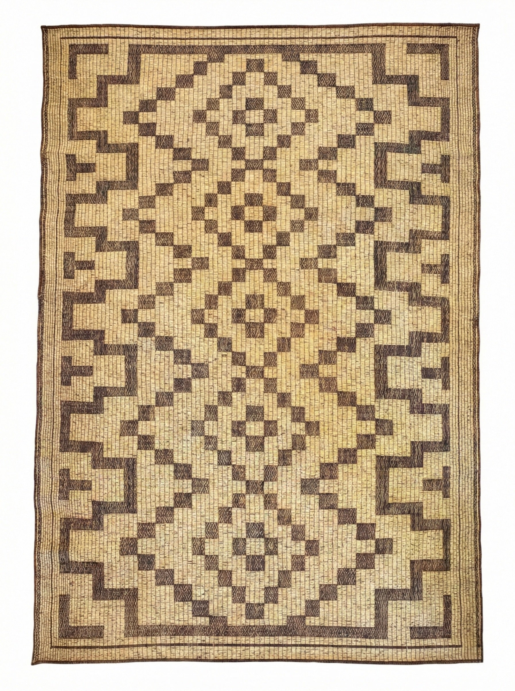 Stuoia di Cuoio e Bambù 500x300cm - S1340