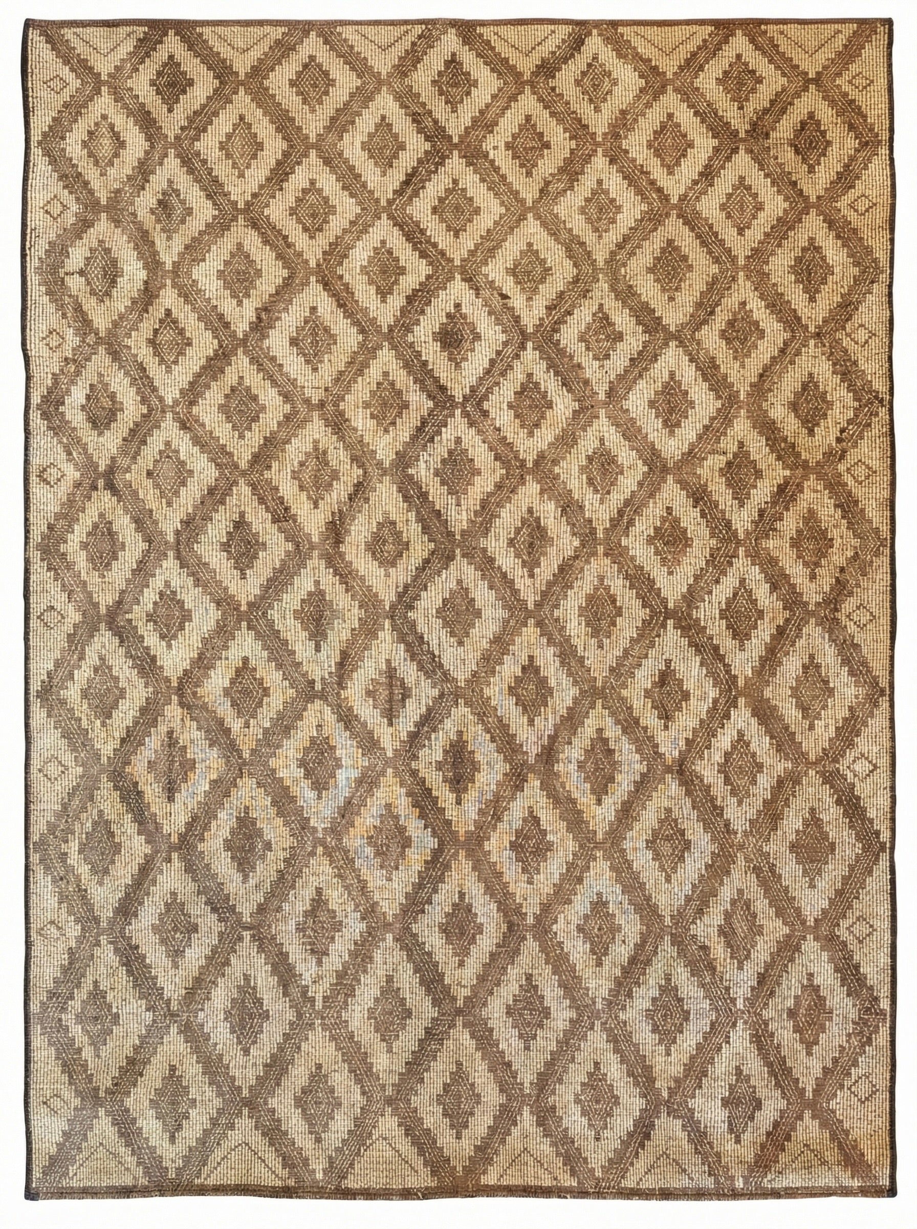 Stuoia di Cuoio e Bambù 400x245cm - S1301