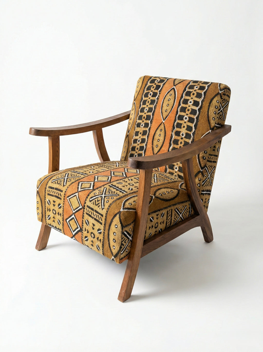 Poltrone in Cedro e Mudcloth