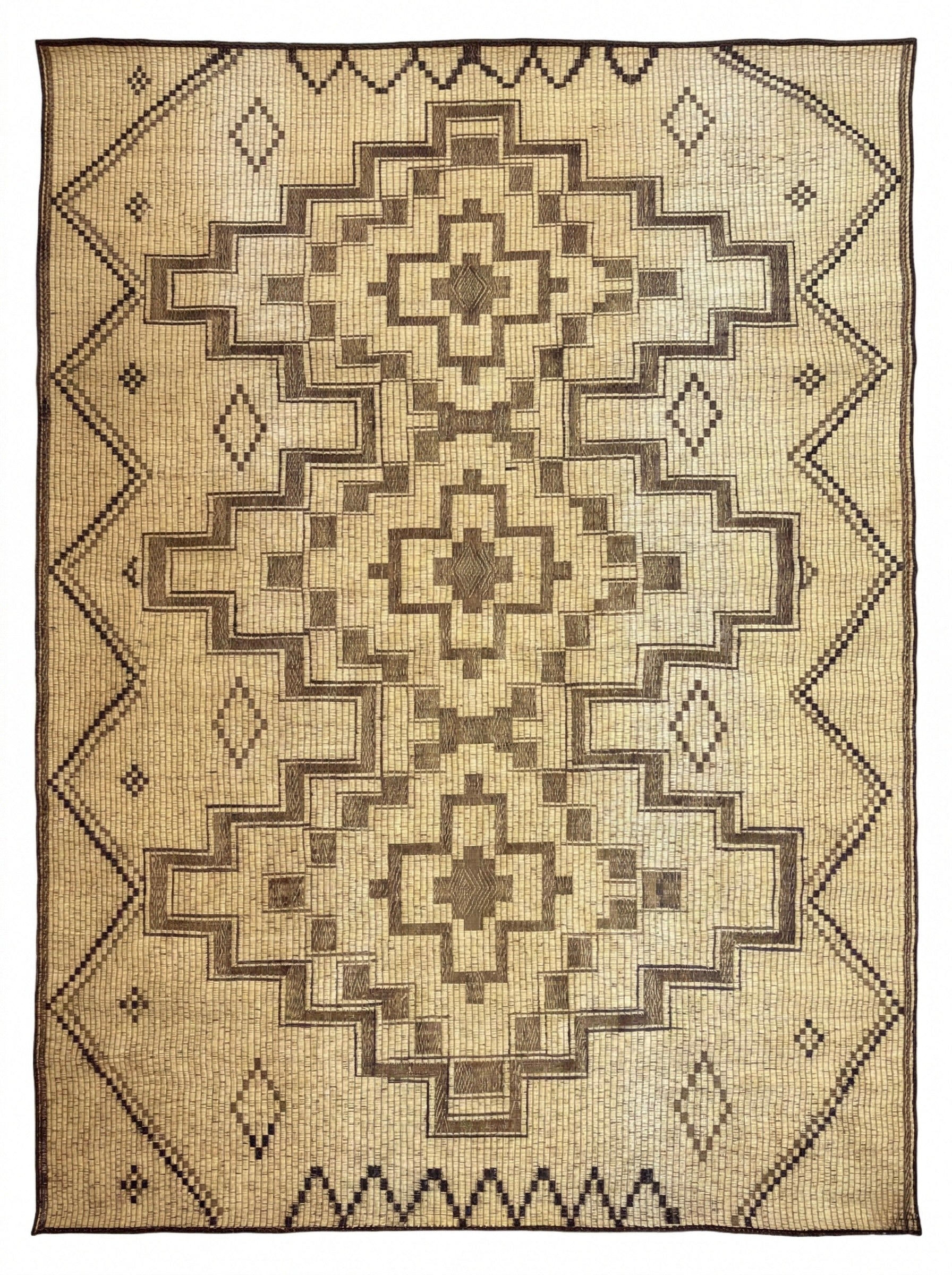 Stuoia di Cuoio e Bambù 500x325cm - S1411