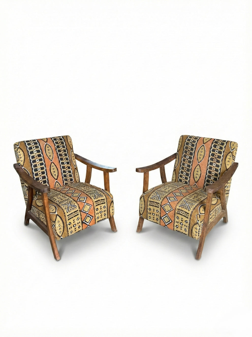 Poltrone in Cedro e Mudcloth