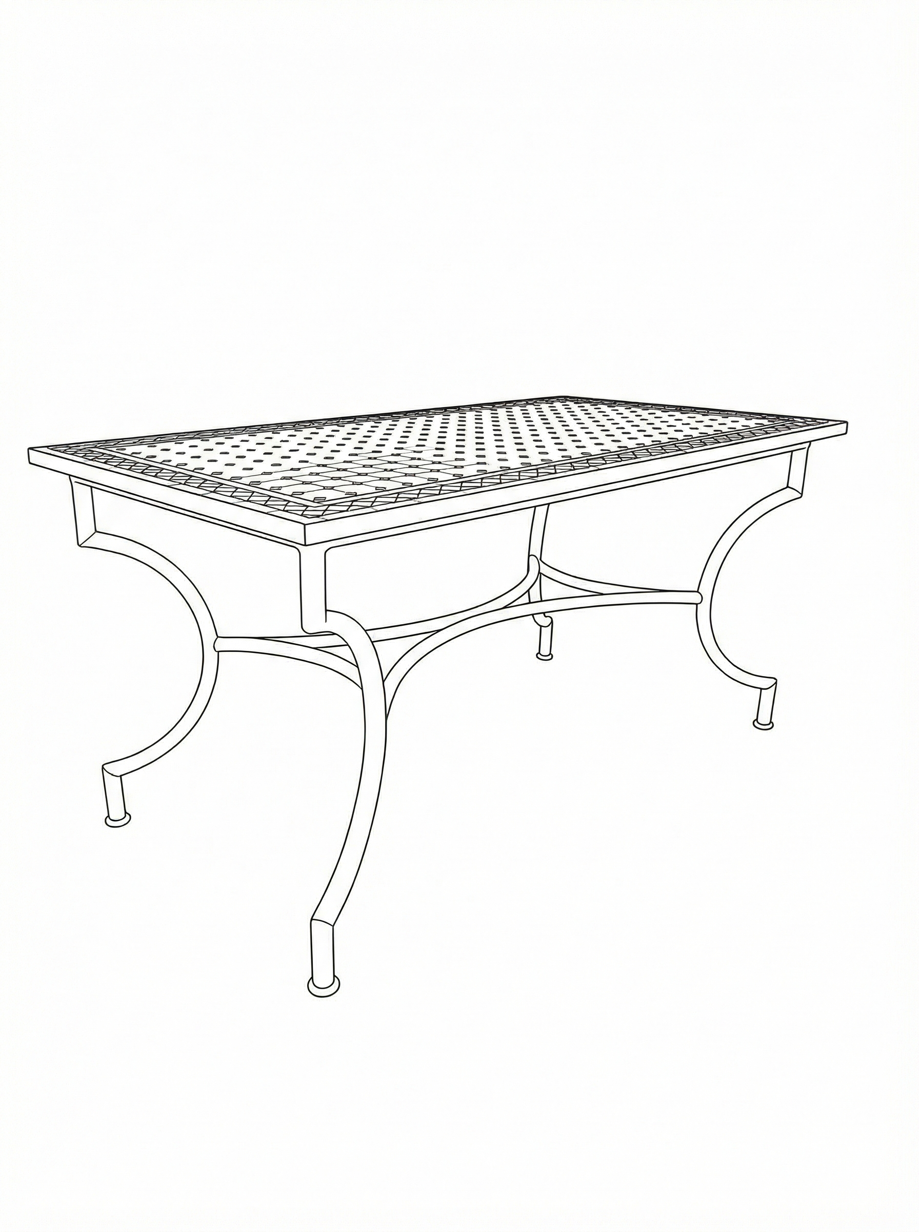 Tavolo mosaico 160x80 cm