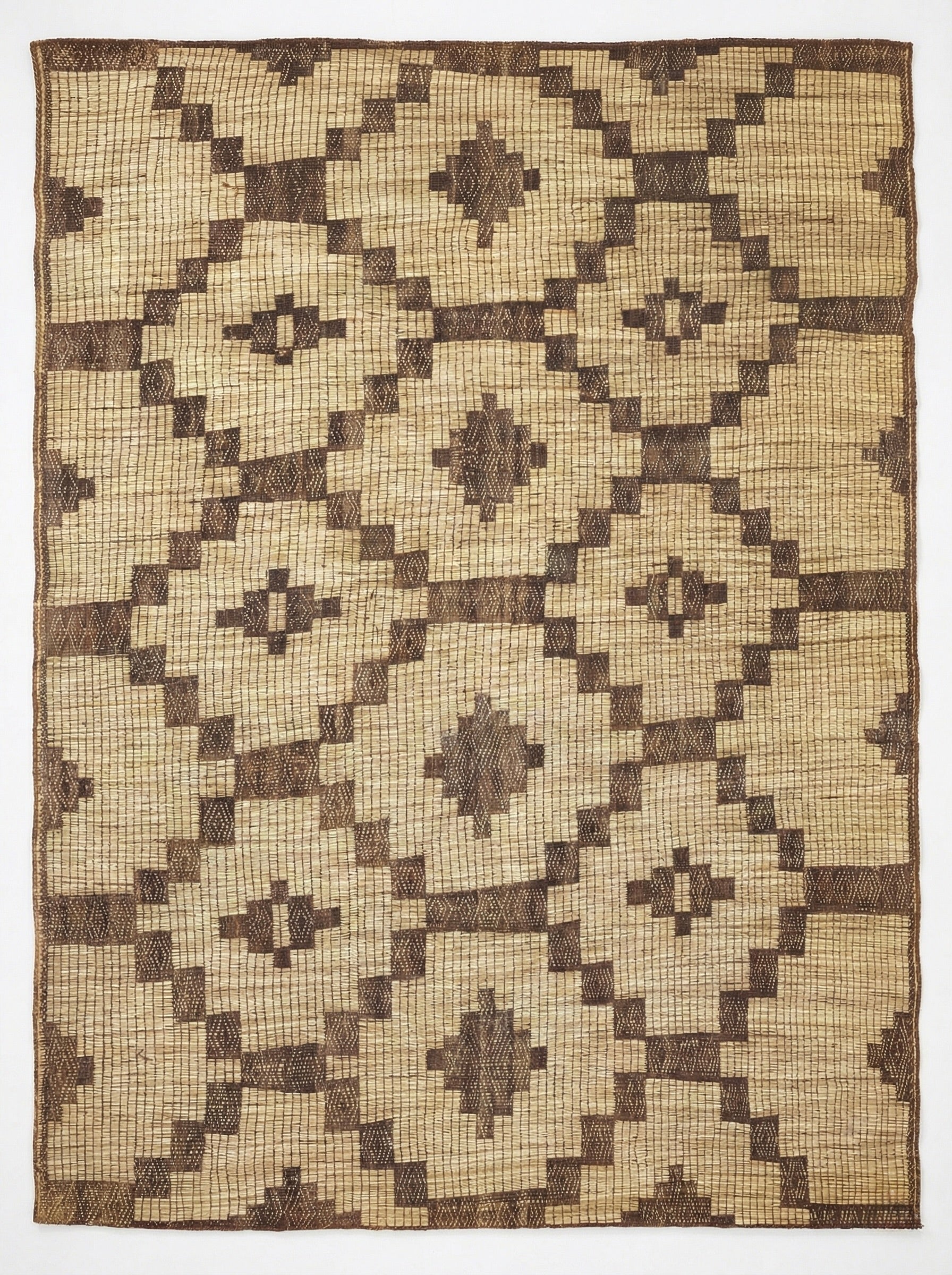 Stuoia di Cuoio e Bambù 400x320cm - S1390