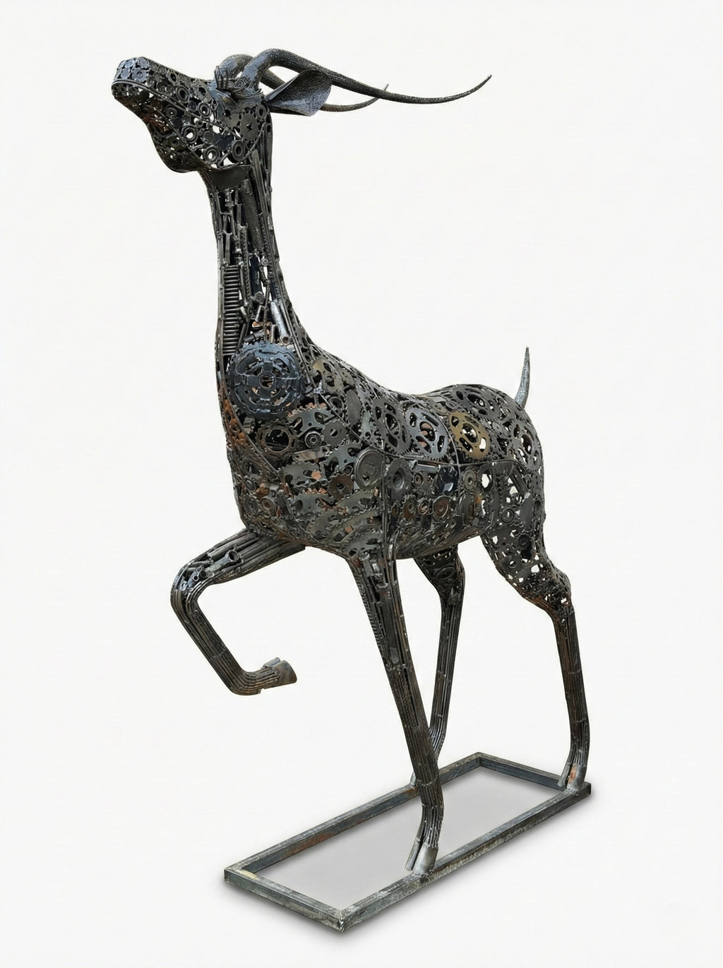 Scultura di ferro "Gazzella"