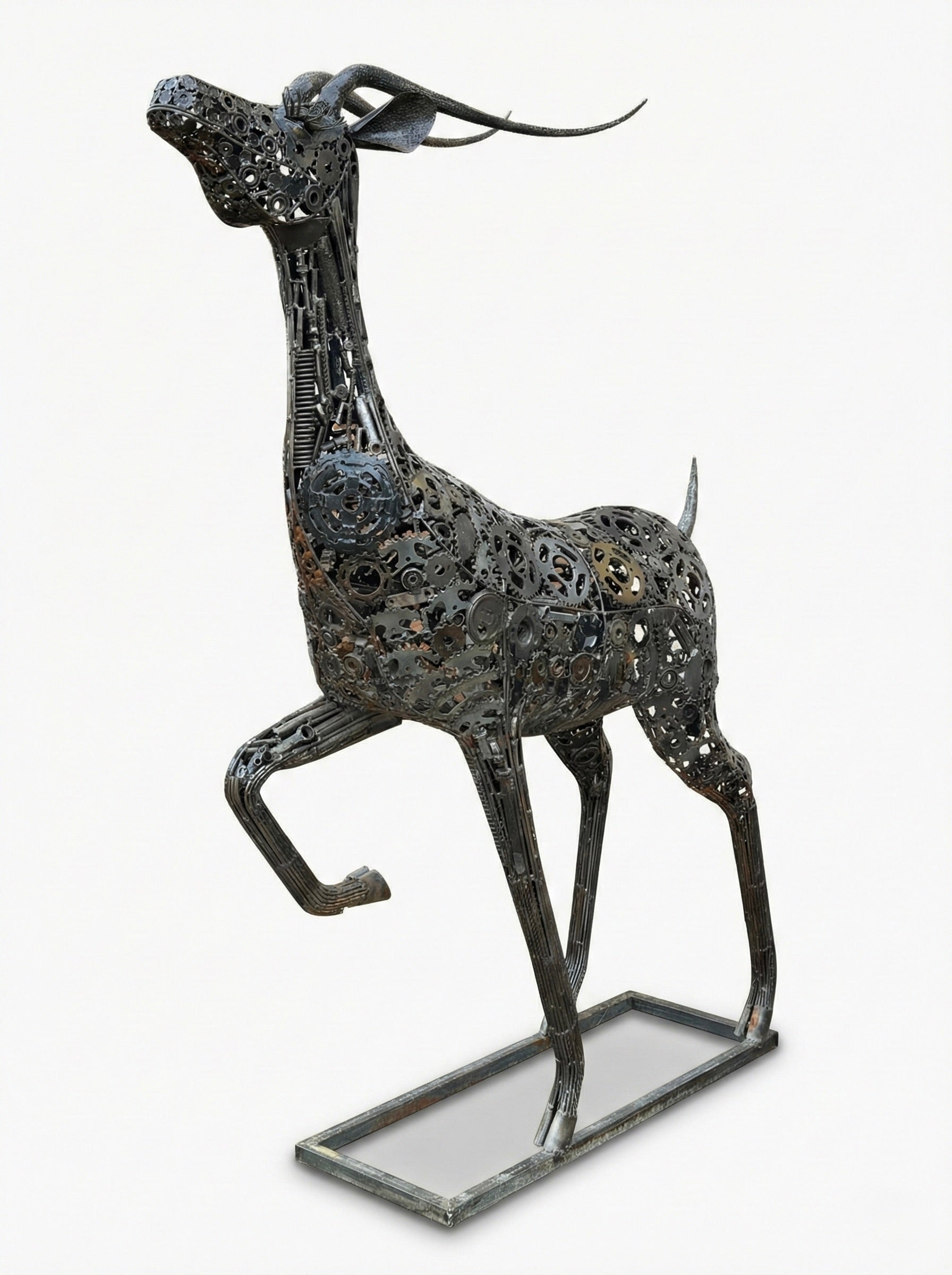 Scultura di ferro "Gazzella"