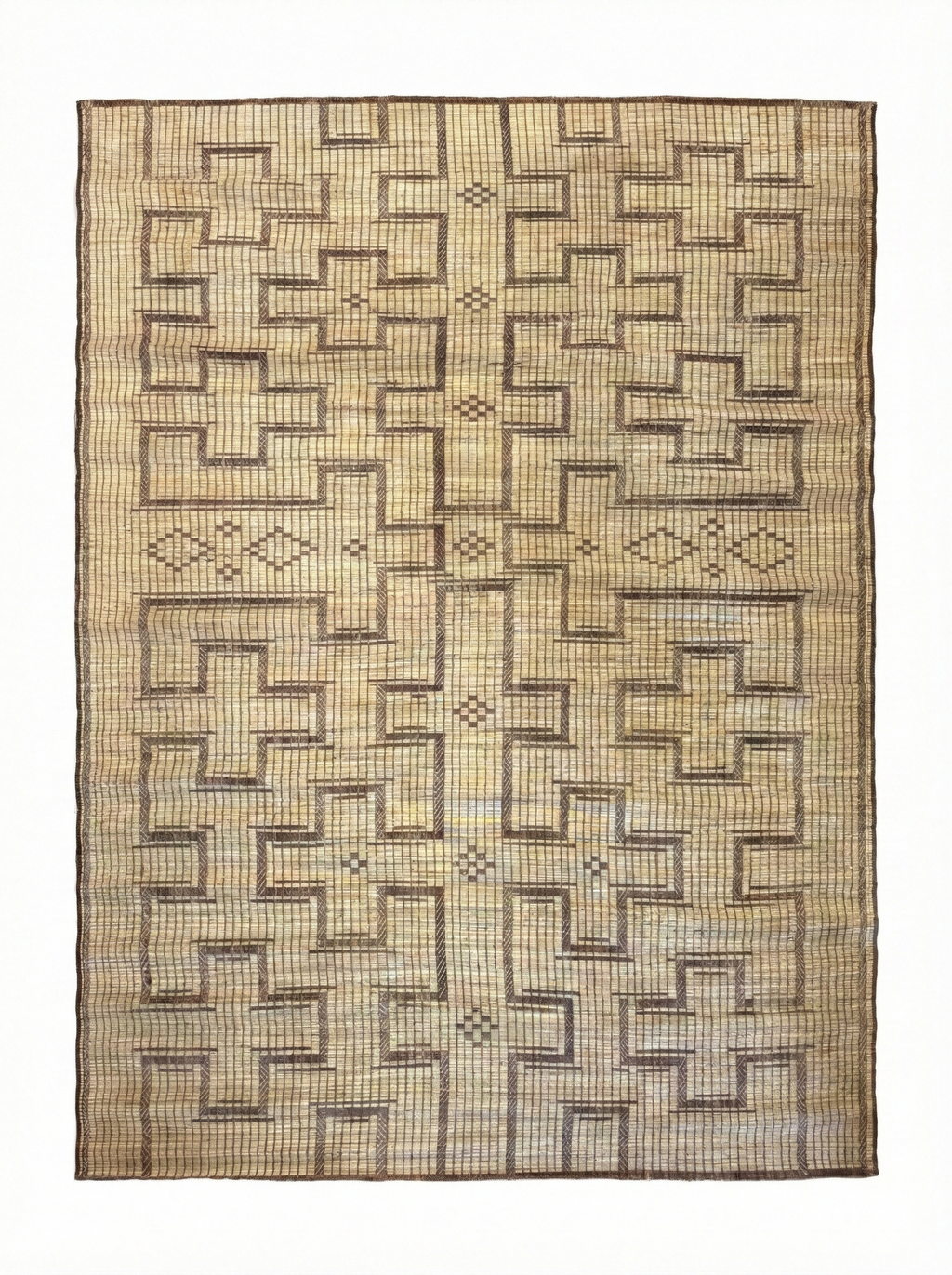 Stuoia di Cuoio e Bambù 530x315cm - S1350