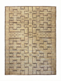 Stuoia di Cuoio e Bambù 530x315cm - S1350