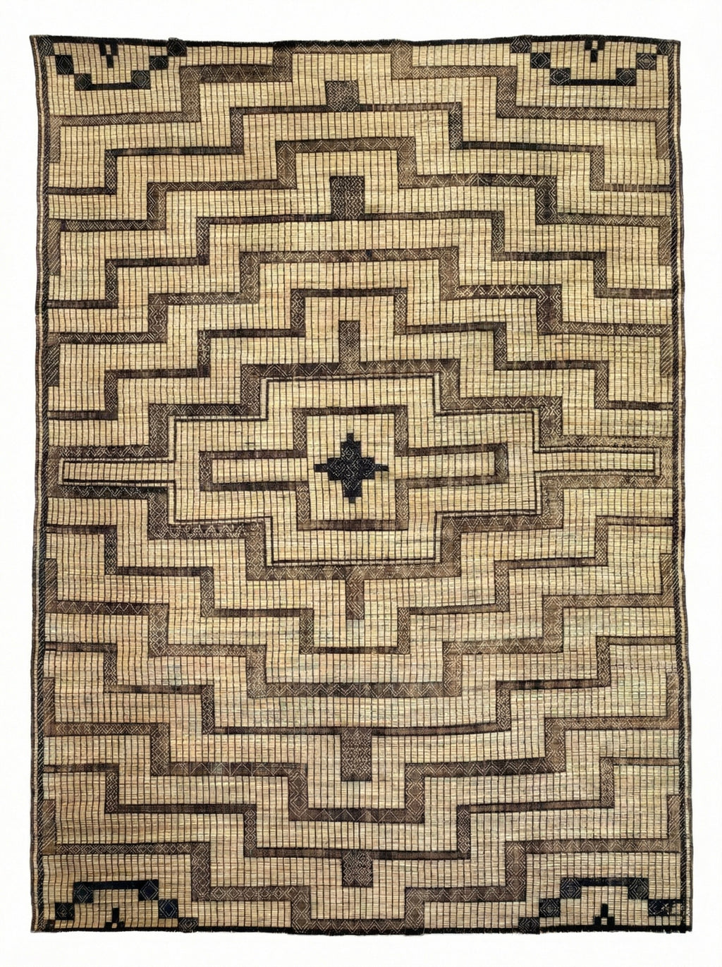 Stuoia di Cuoio e Bambù 530x315cm - S1382