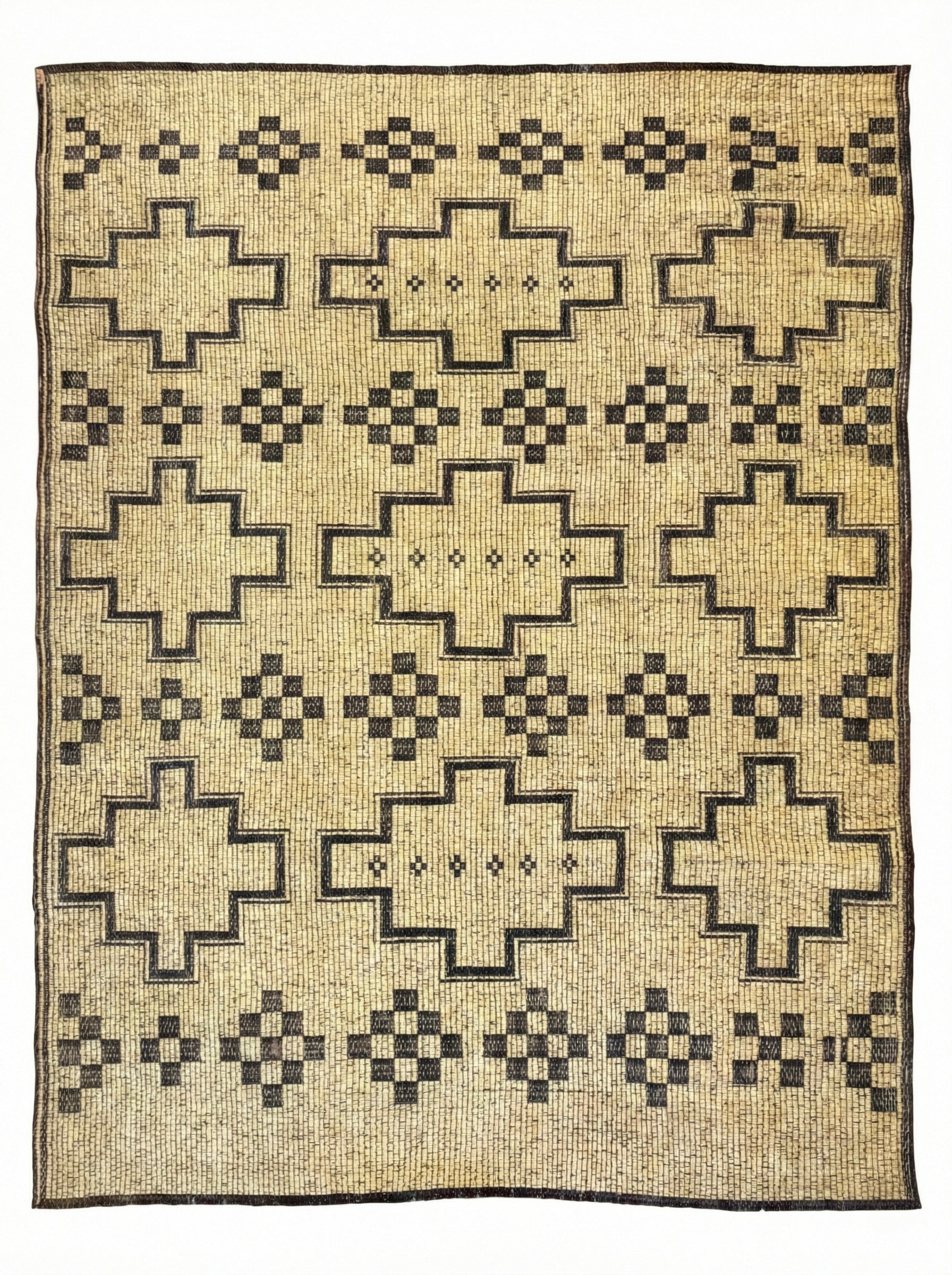 Stuoia di Cuoio e Bambù 450x290cm - S1367