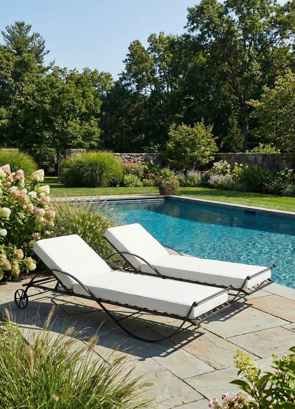 Lettino di ferro "Onda"