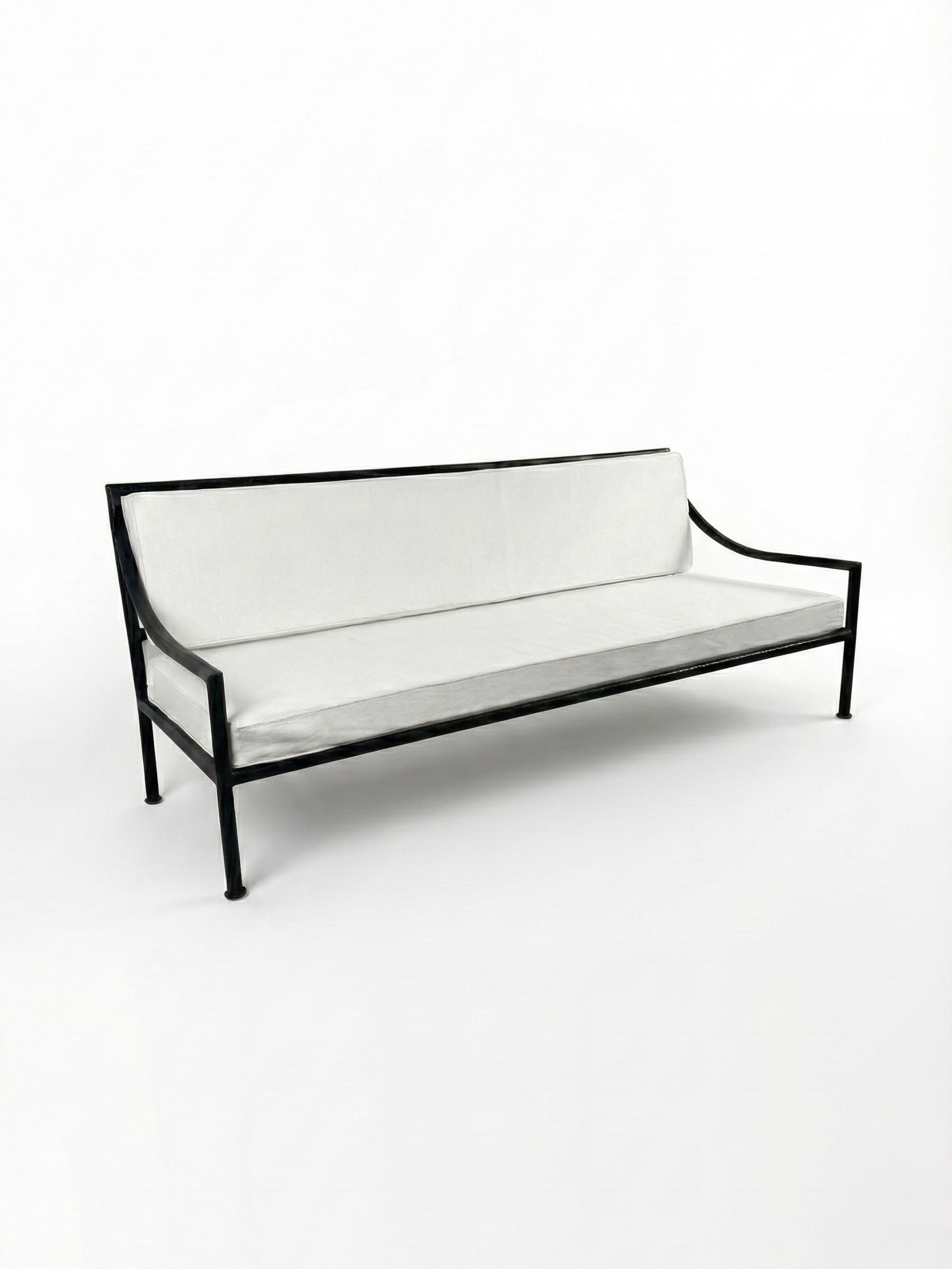 Divano tre posti di ferro "Tubolare"