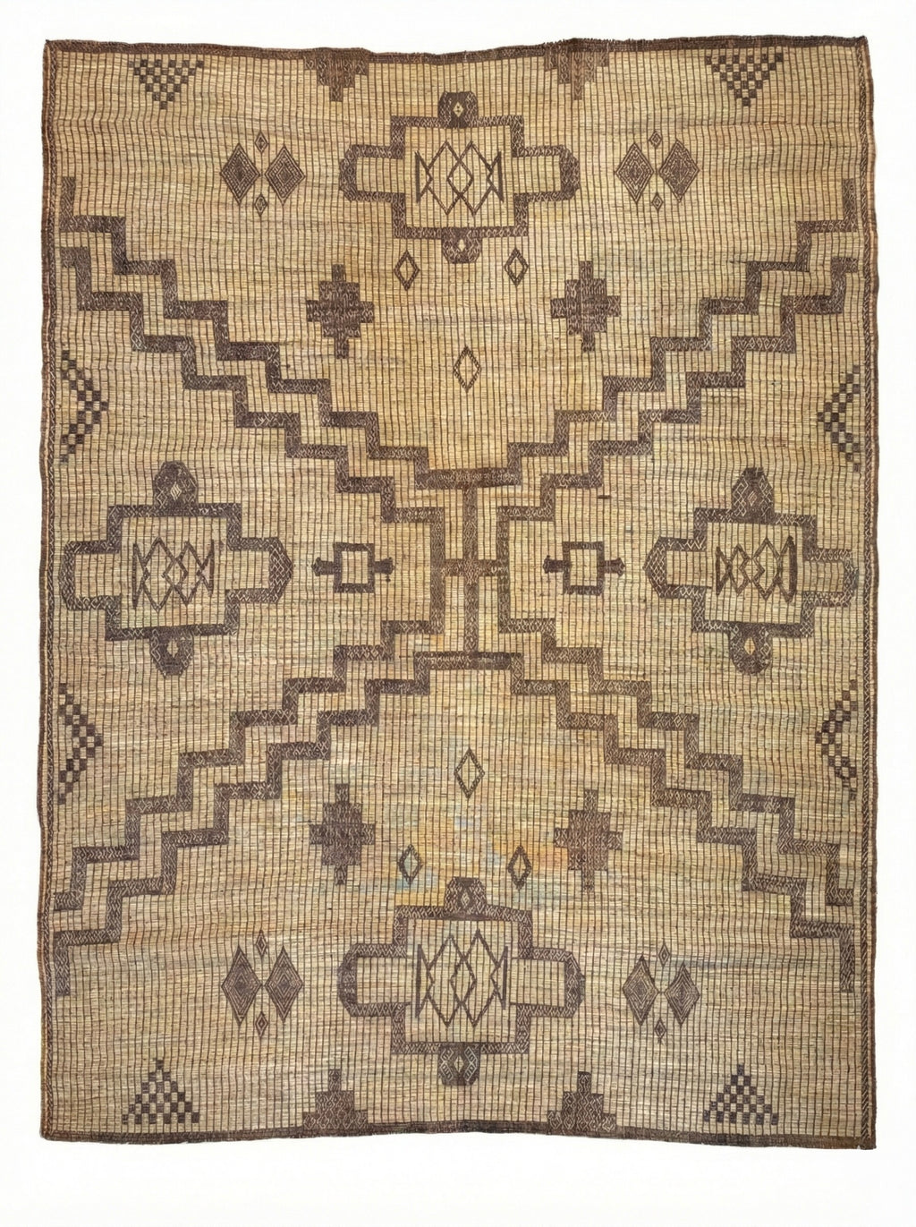 Stuoia di Cuoio e Bambù 440x300cm - S1345