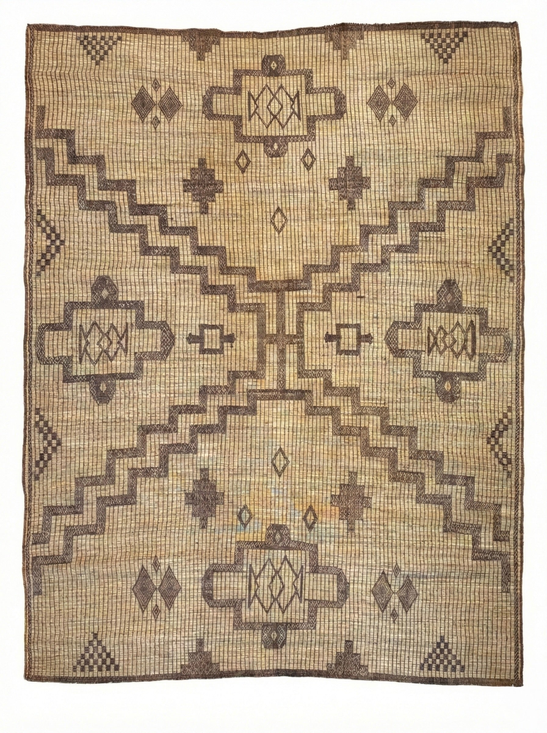 Stuoia di Cuoio e Bambù 440x300cm - S1345