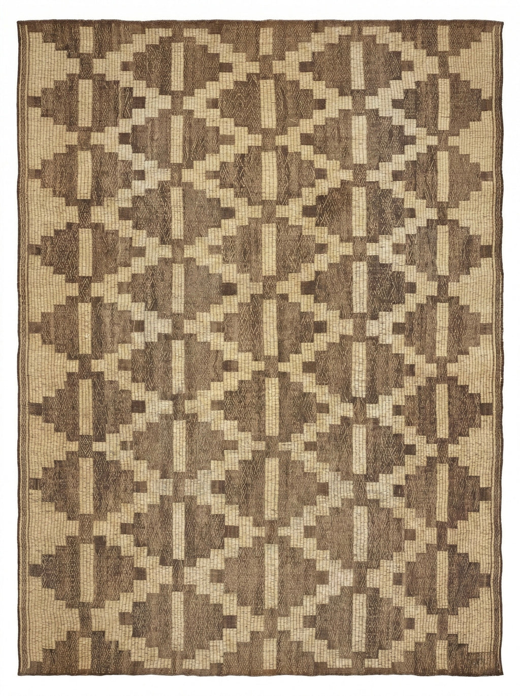 Stuoia di Cuoio e Bambù 490x330cm - S1410