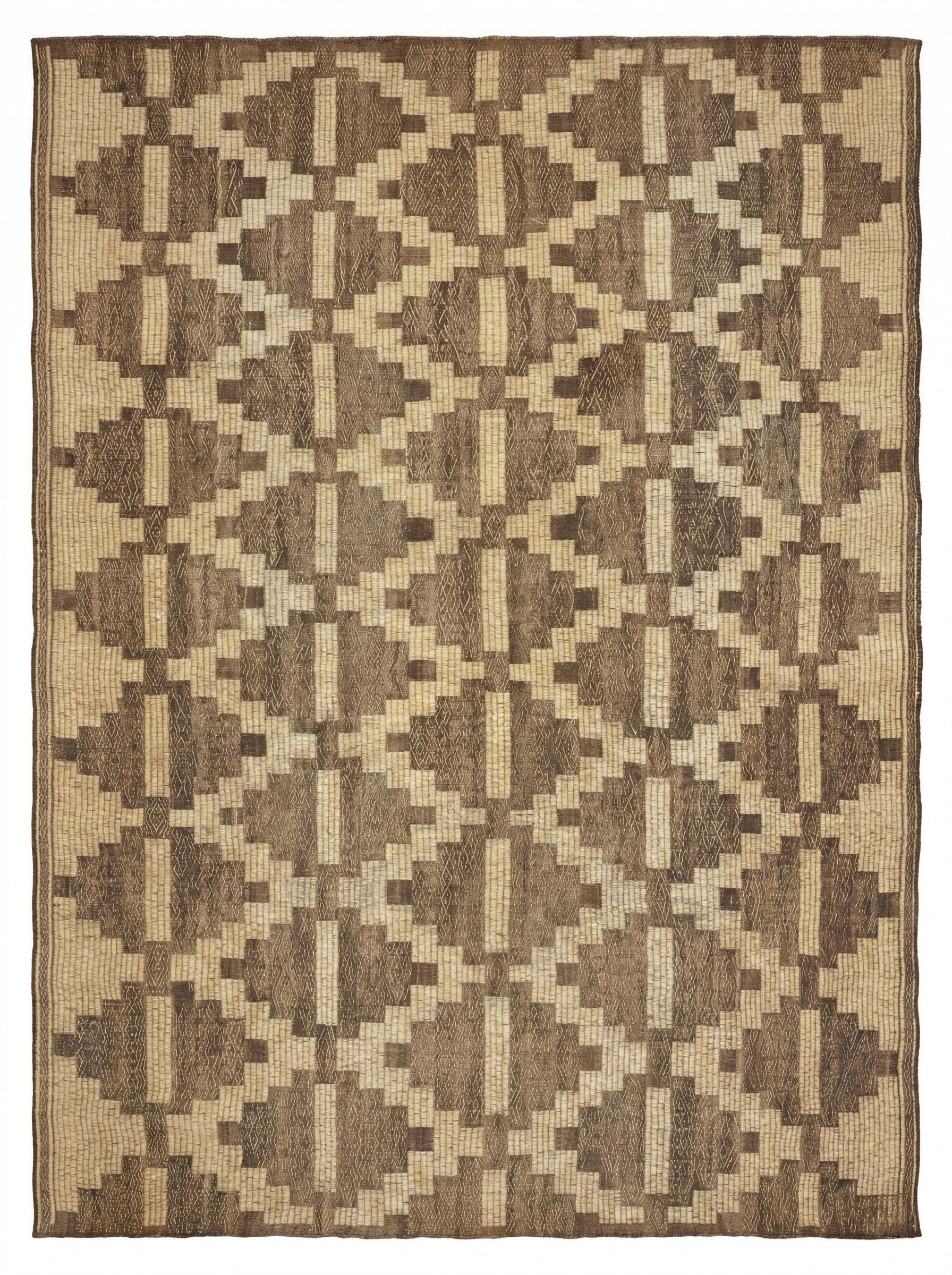 Stuoia di Cuoio e Bambù 490x330cm - S1410