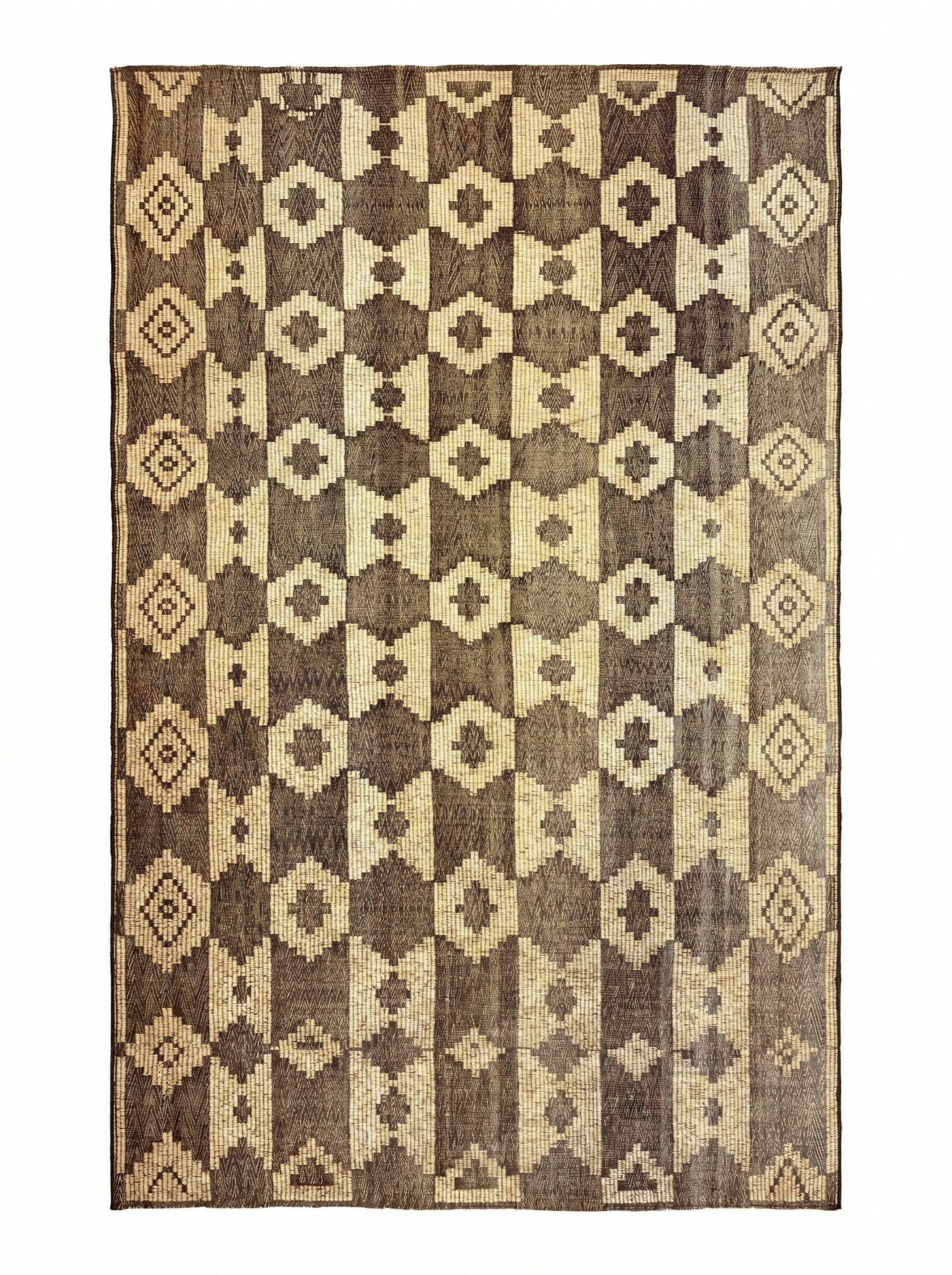 Stuoia di Cuoio e Bambù 465x315cm - S1403