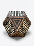 Tavolino basso resina e legno