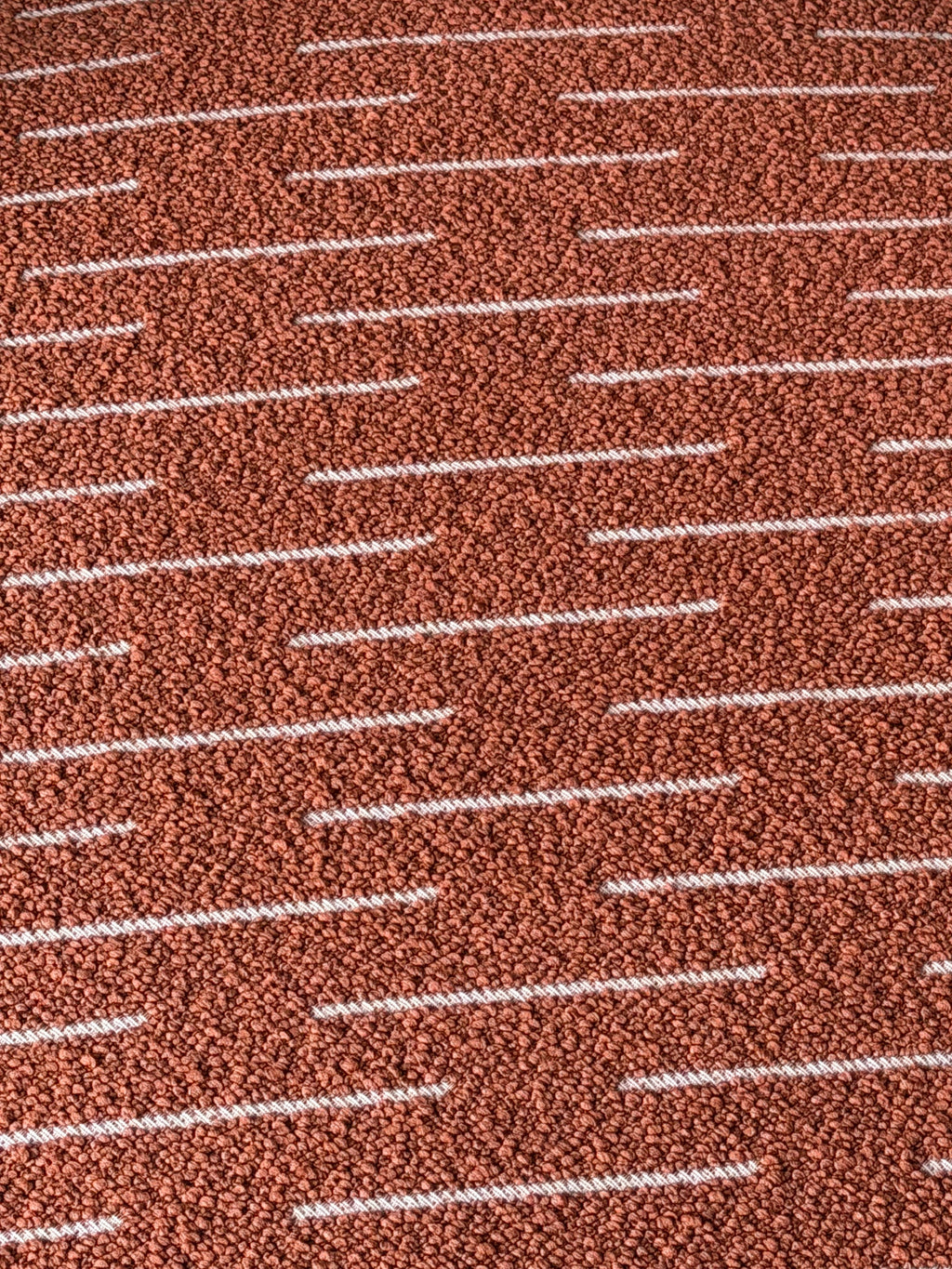 Coppia poltrona Cedro e Tessuto color "Terracotta"