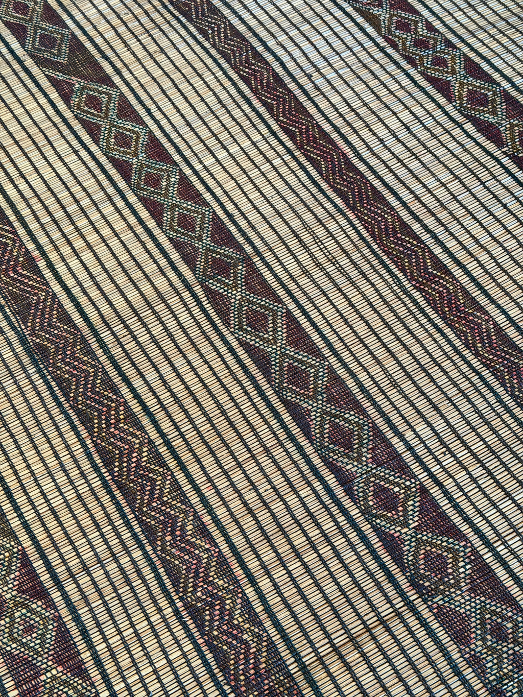 Stuoia di Cuoio e Bambù 300x180cm - S1300