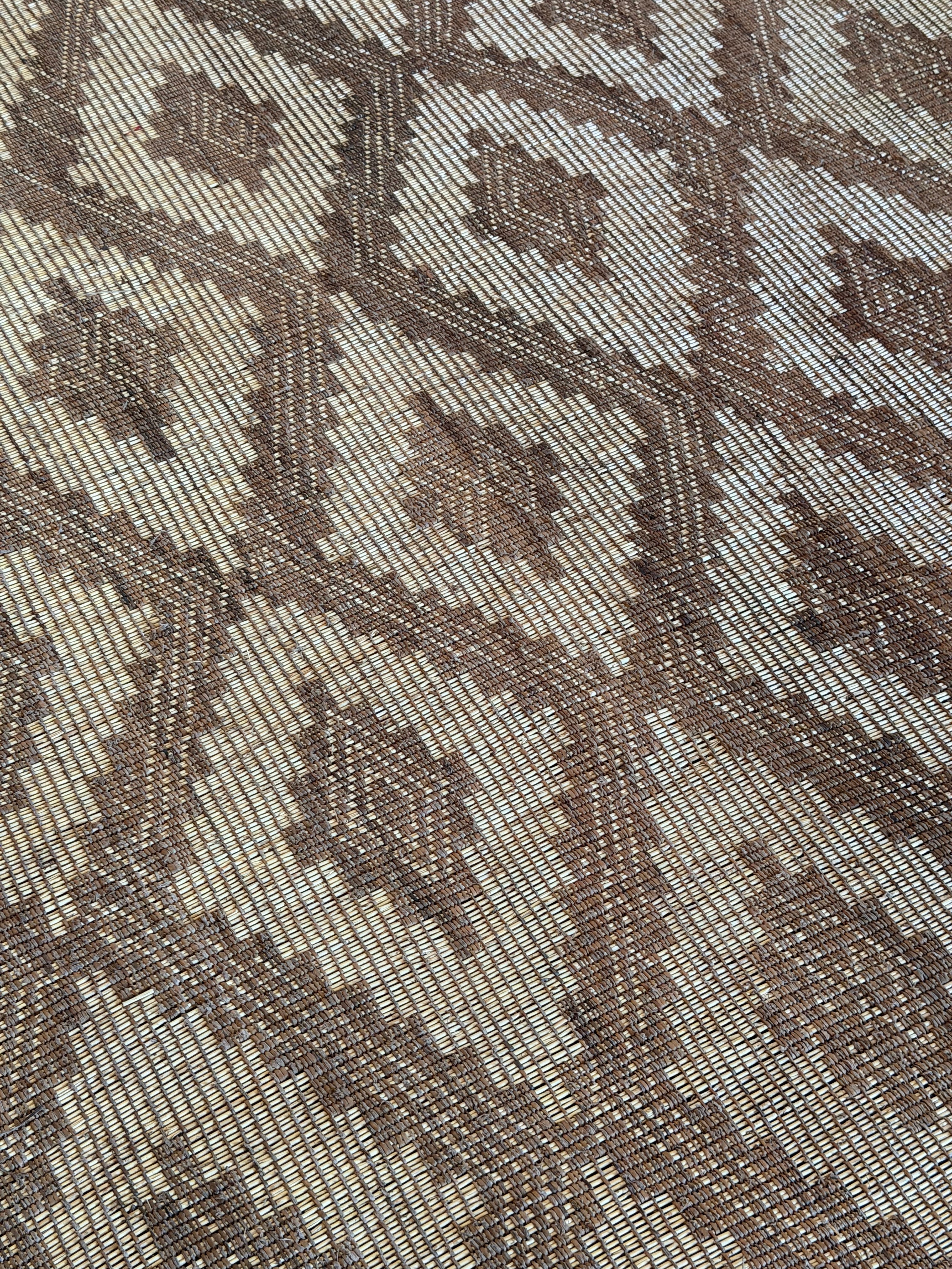 Stuoia di Cuoio e Bambù 400x245cm - S1301