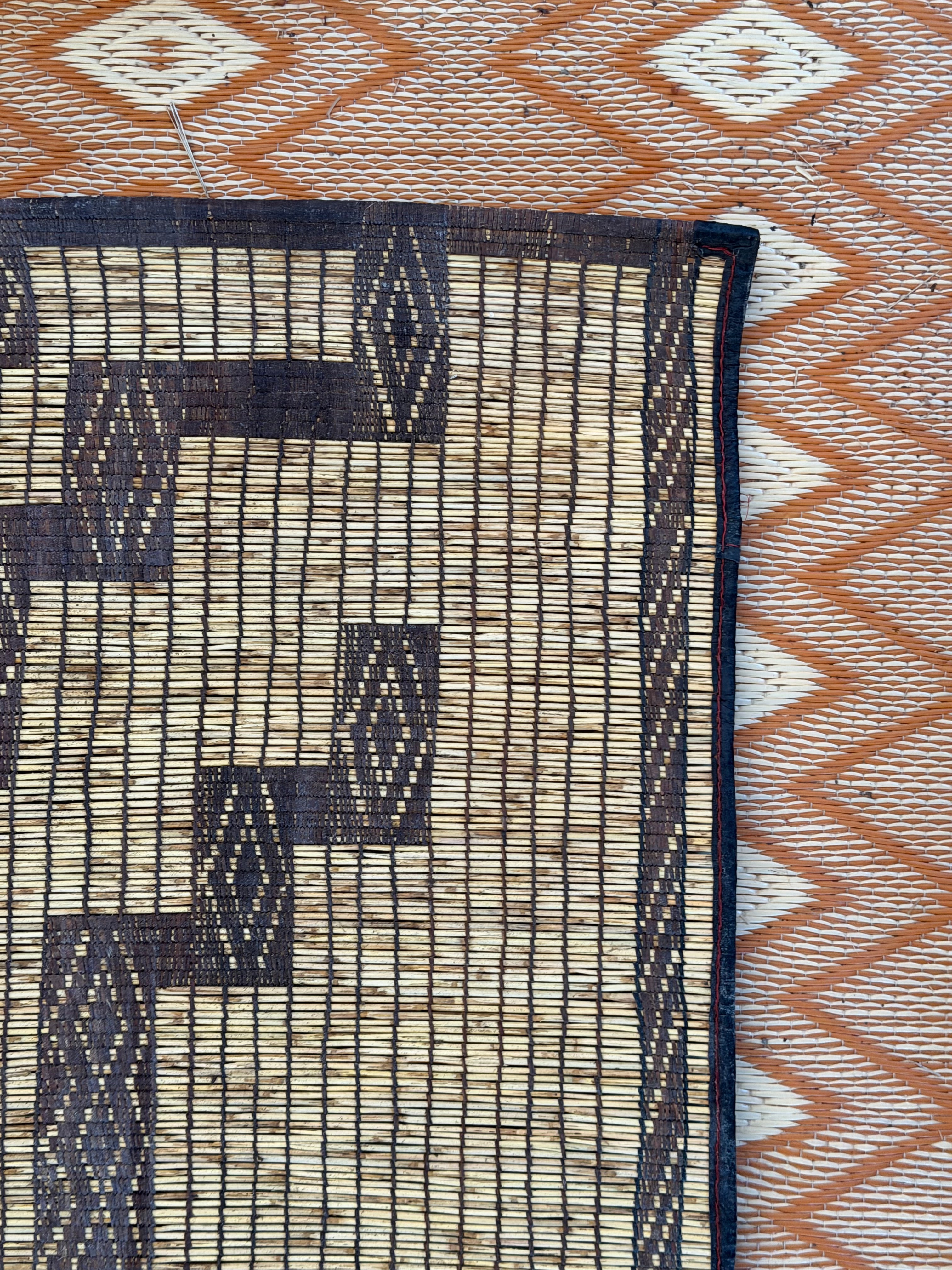 Stuoia di Cuoio e Bambù 500x330cm - S1305