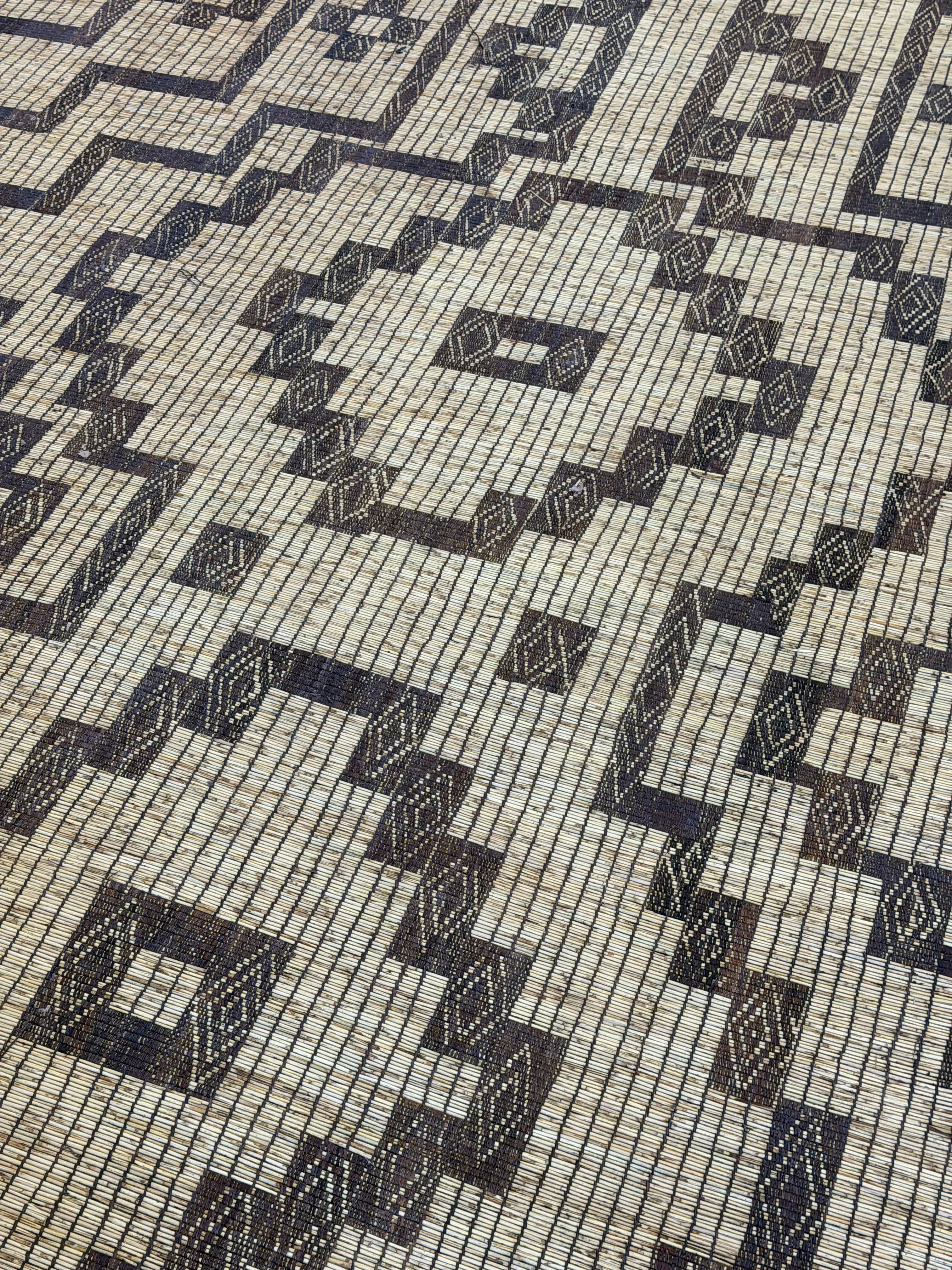 Stuoia di Cuoio e Bambù 500x310cm - S1320