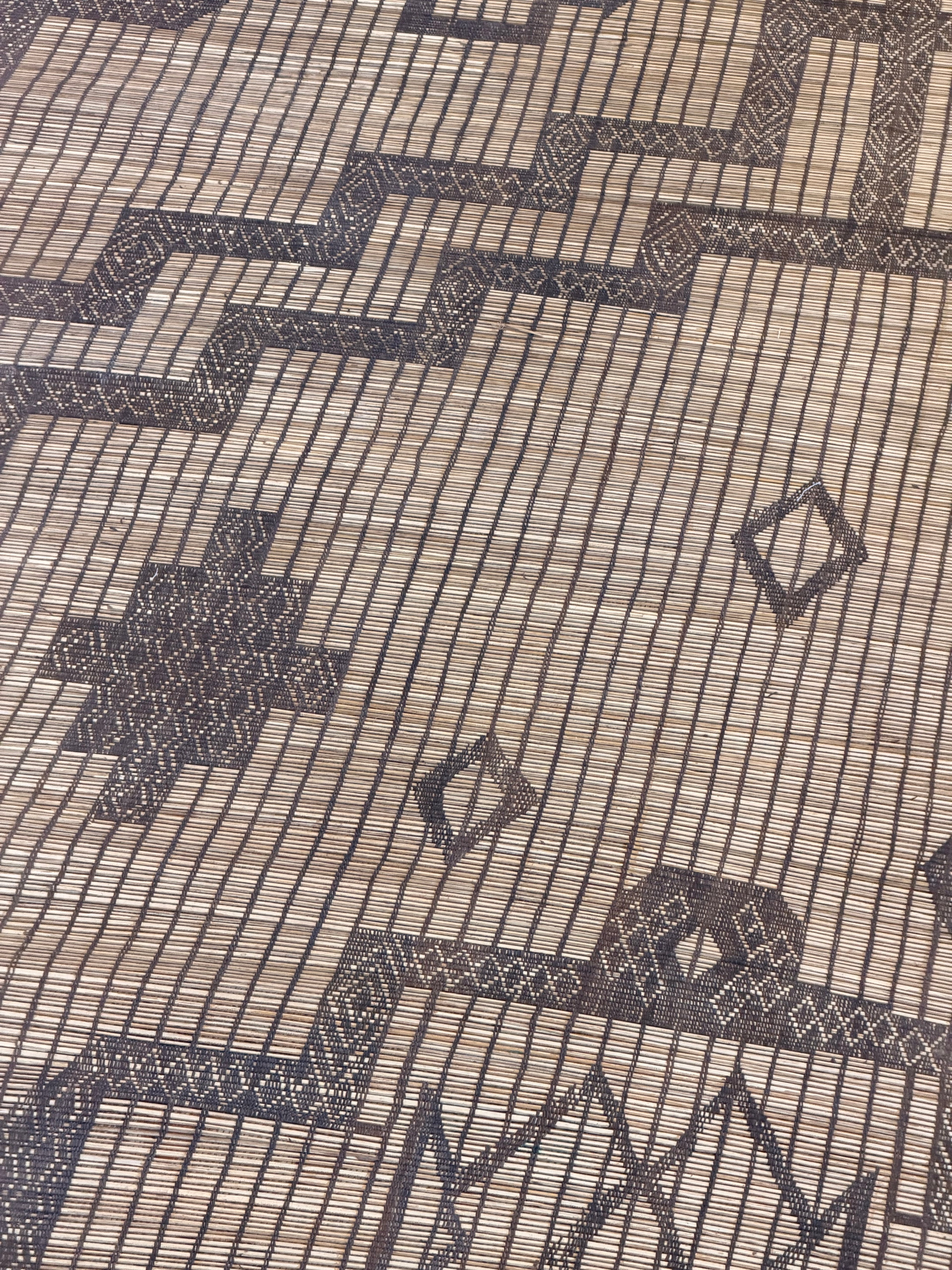 Stuoia di Cuoio e Bambù 440x300cm - S1345