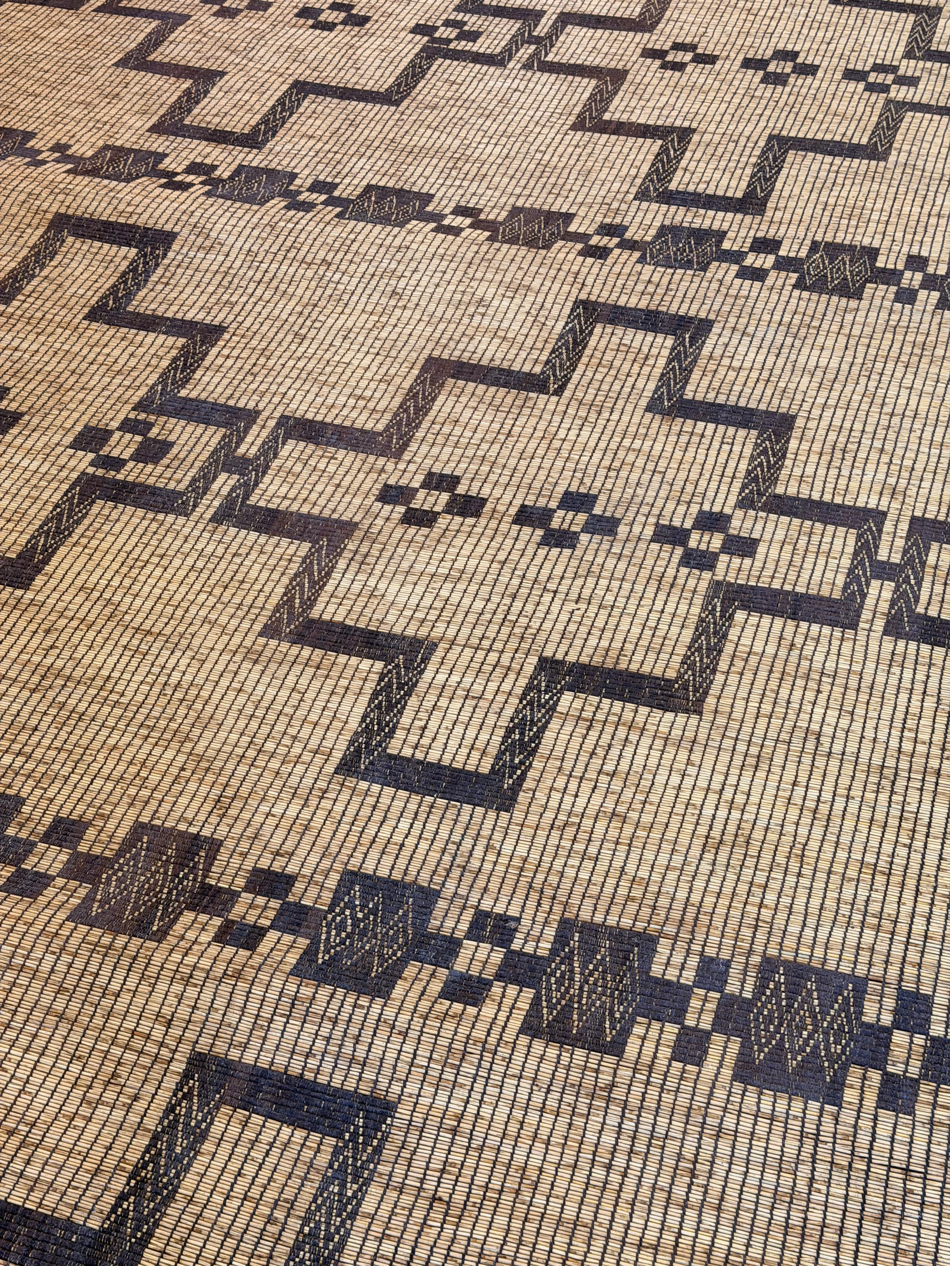 Stuoia di Cuoio e Bambù 500x300cm - S1360