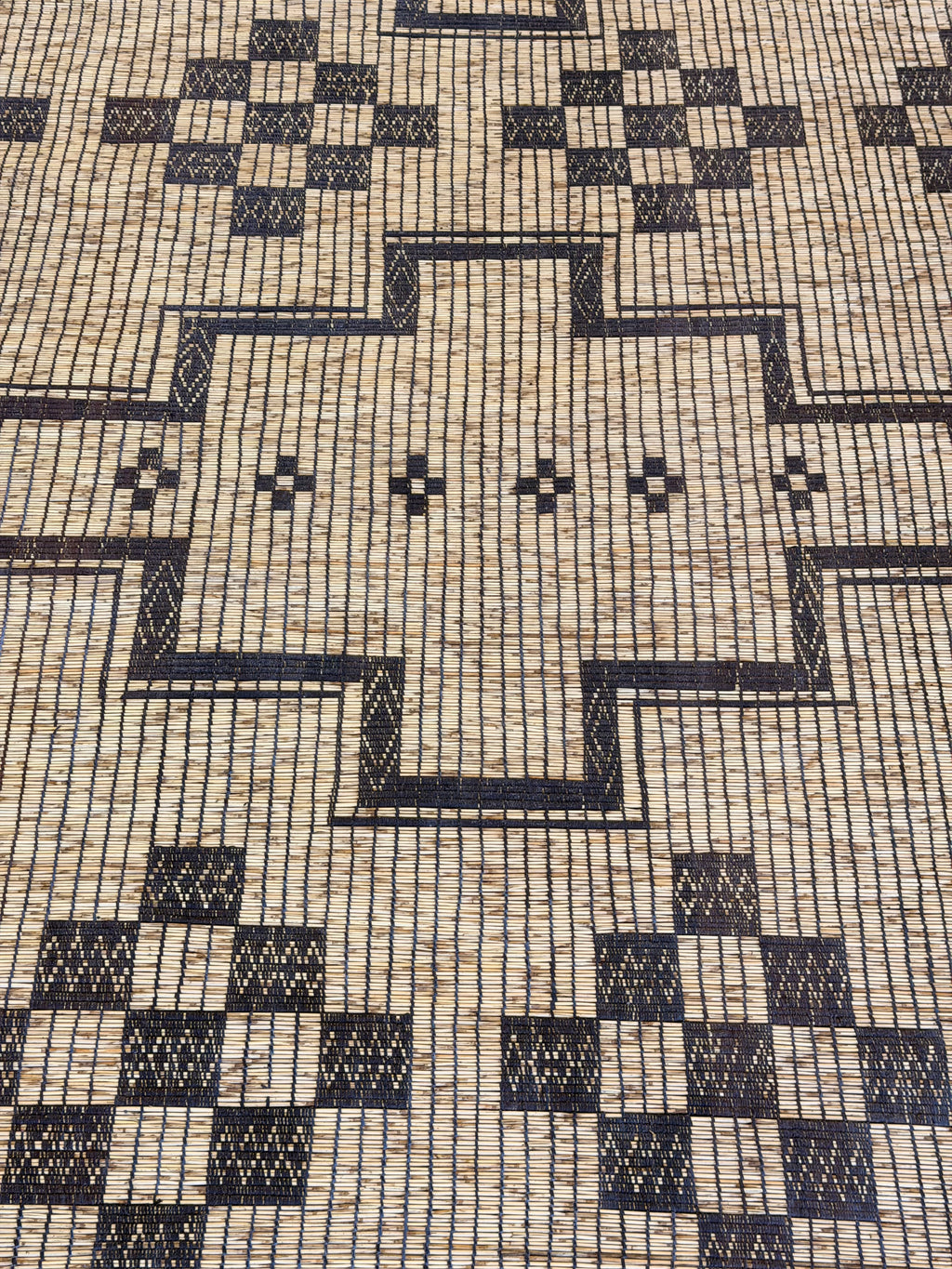 Stuoia di Cuoio e Bambù 450x290cm - S1367