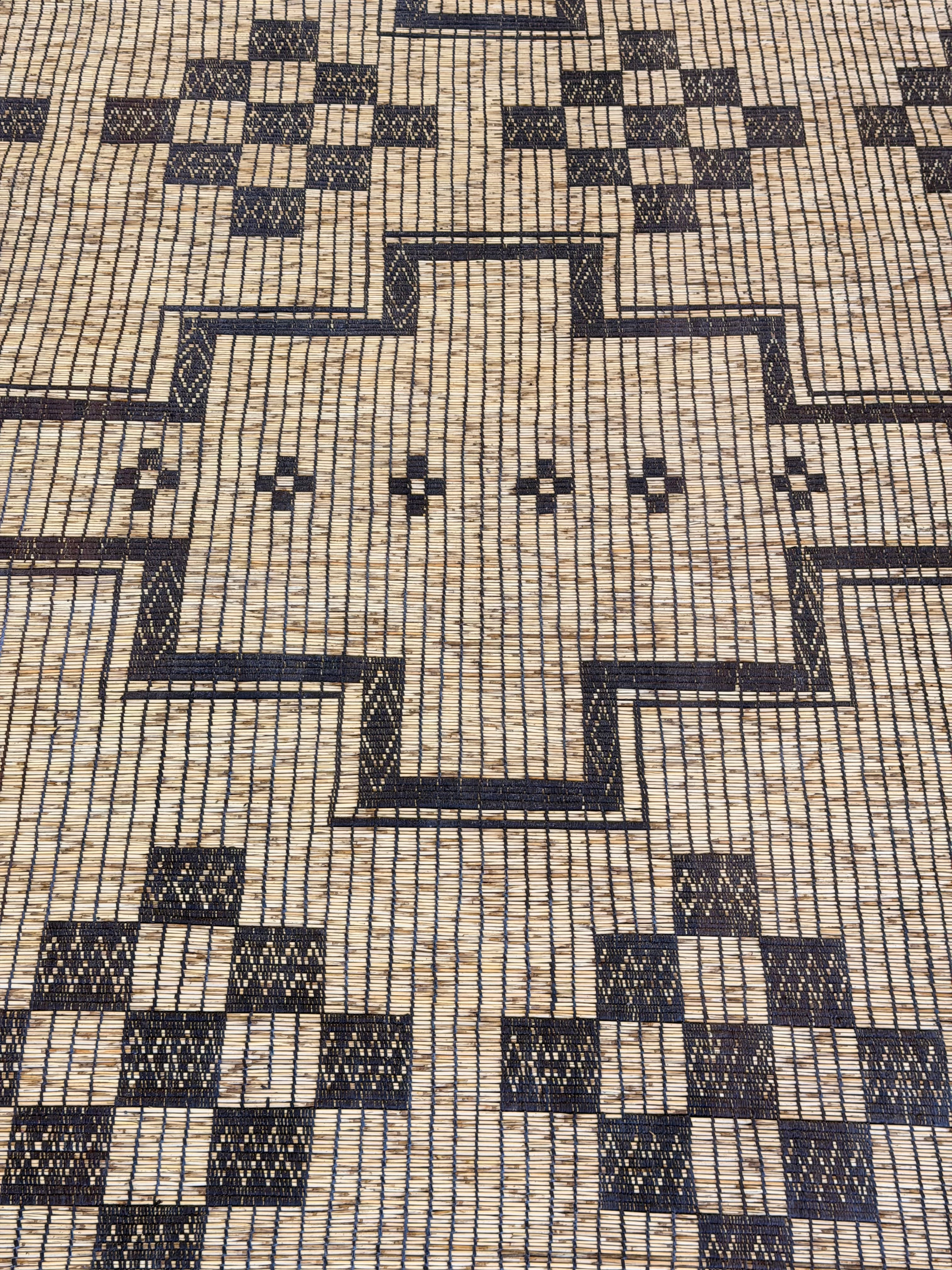 Stuoia di Cuoio e Bambù 450x290cm - S1367