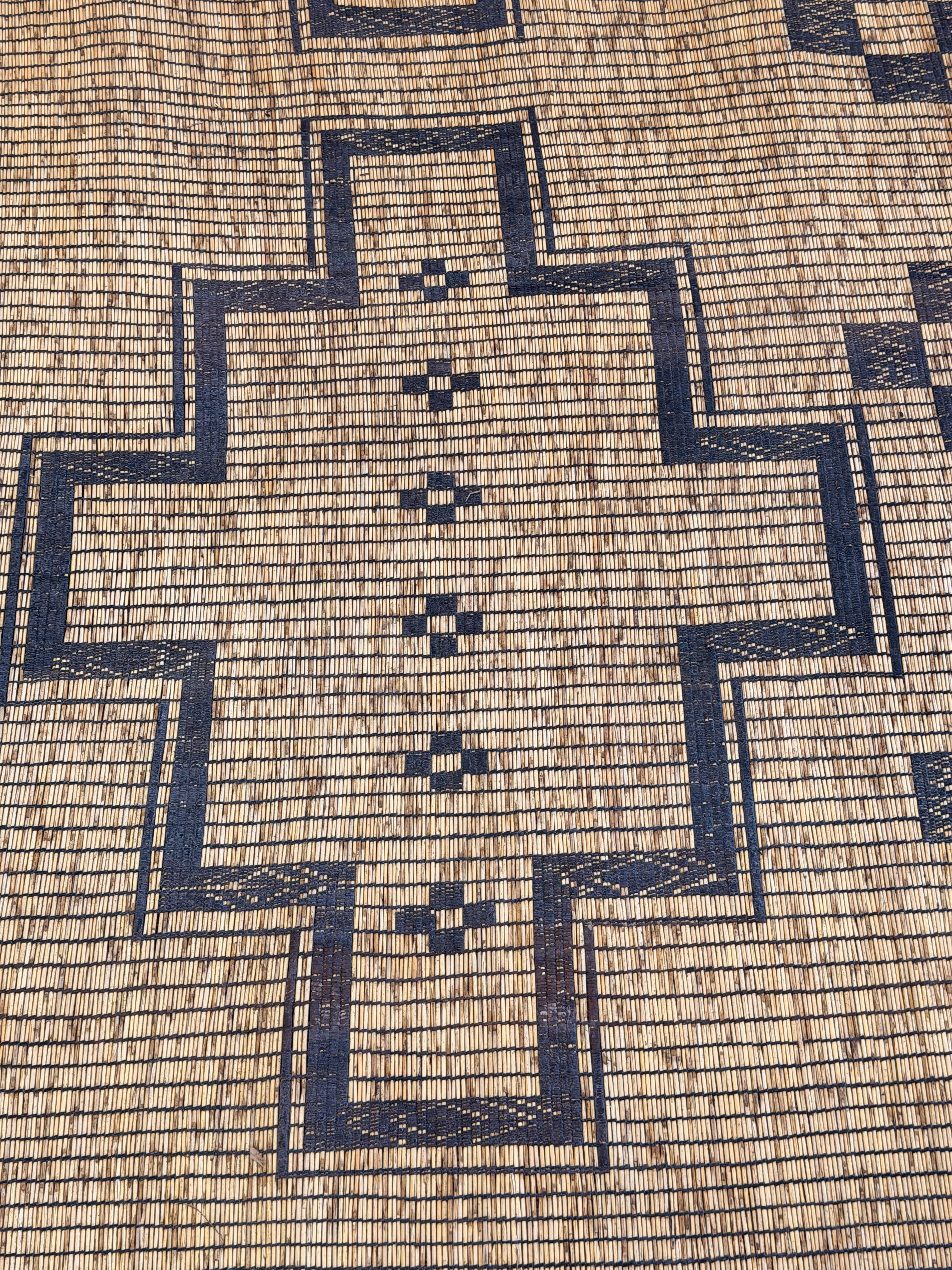 Stuoia di Cuoio e Bambù 450x290cm - S1367