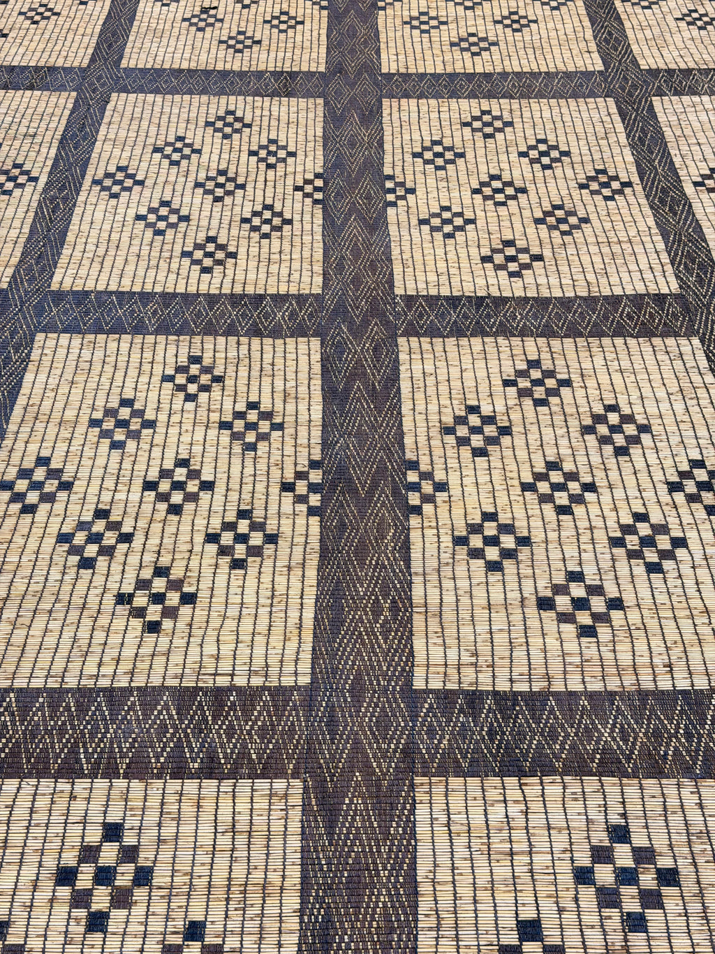 Stuoia di Cuoio e Bambù 500x340cm - S1375