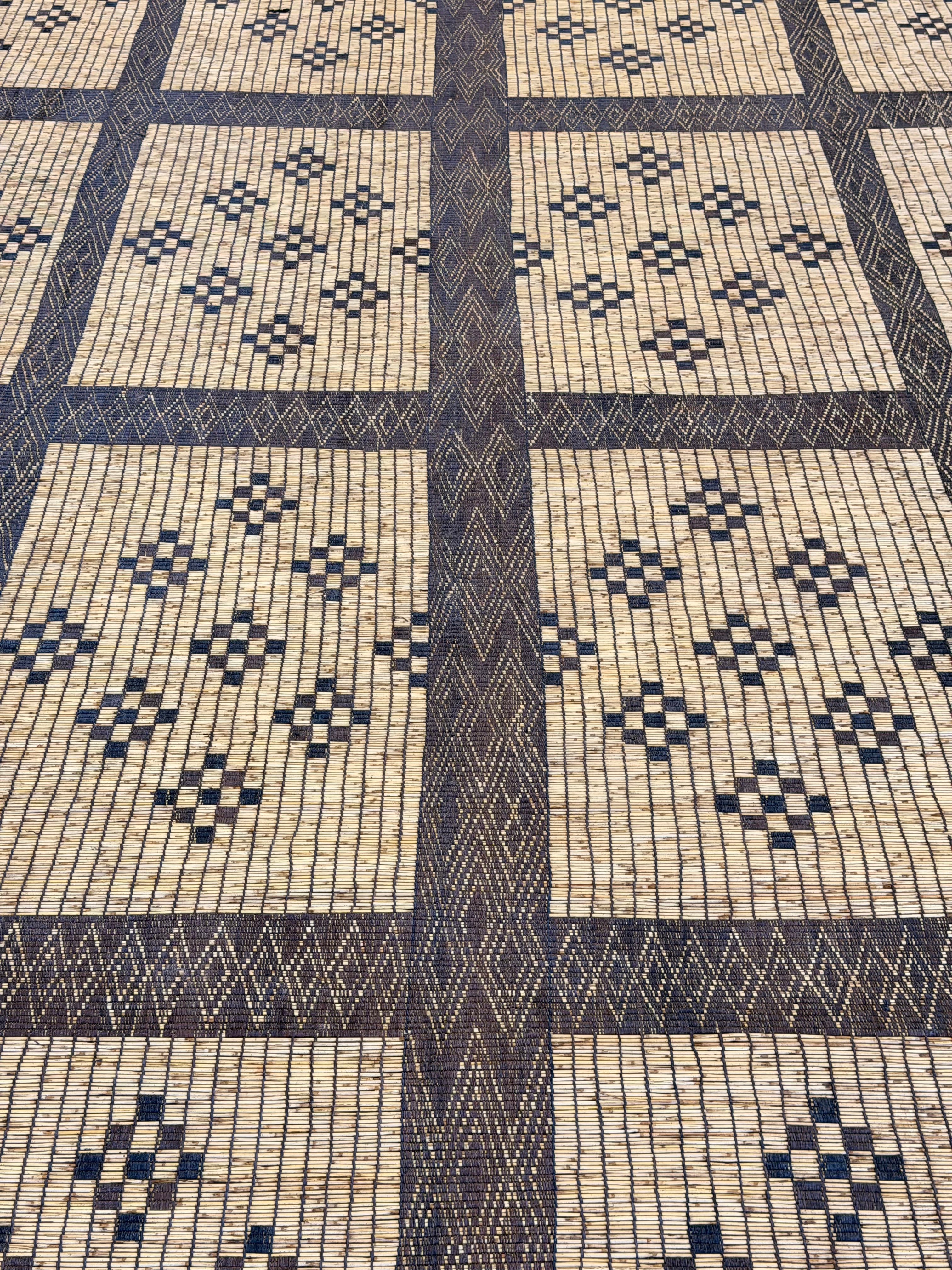 Stuoia di Cuoio e Bambù 500x340cm - S1375