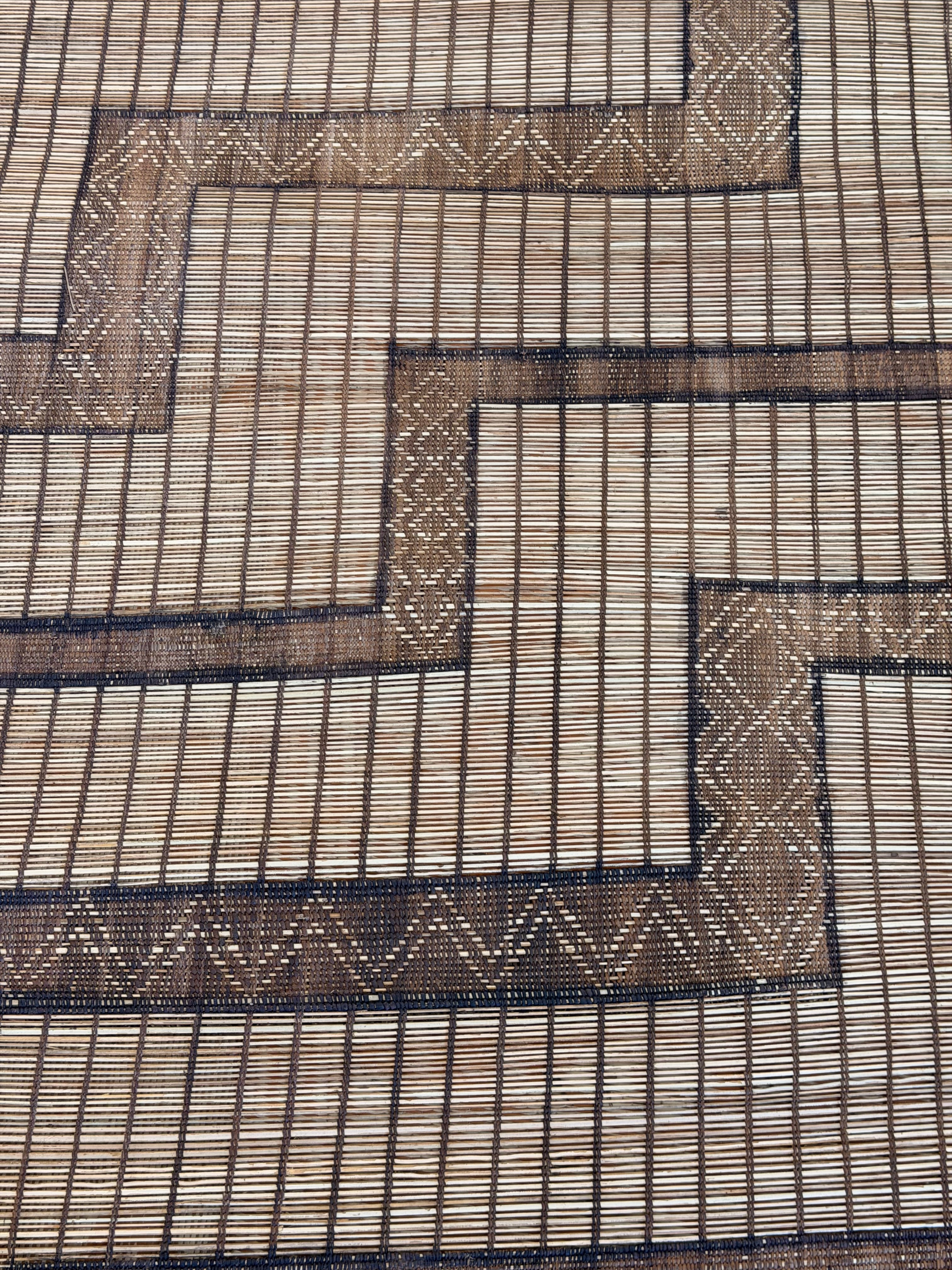 Stuoia di Cuoio e Bambù 530x315cm - S1382