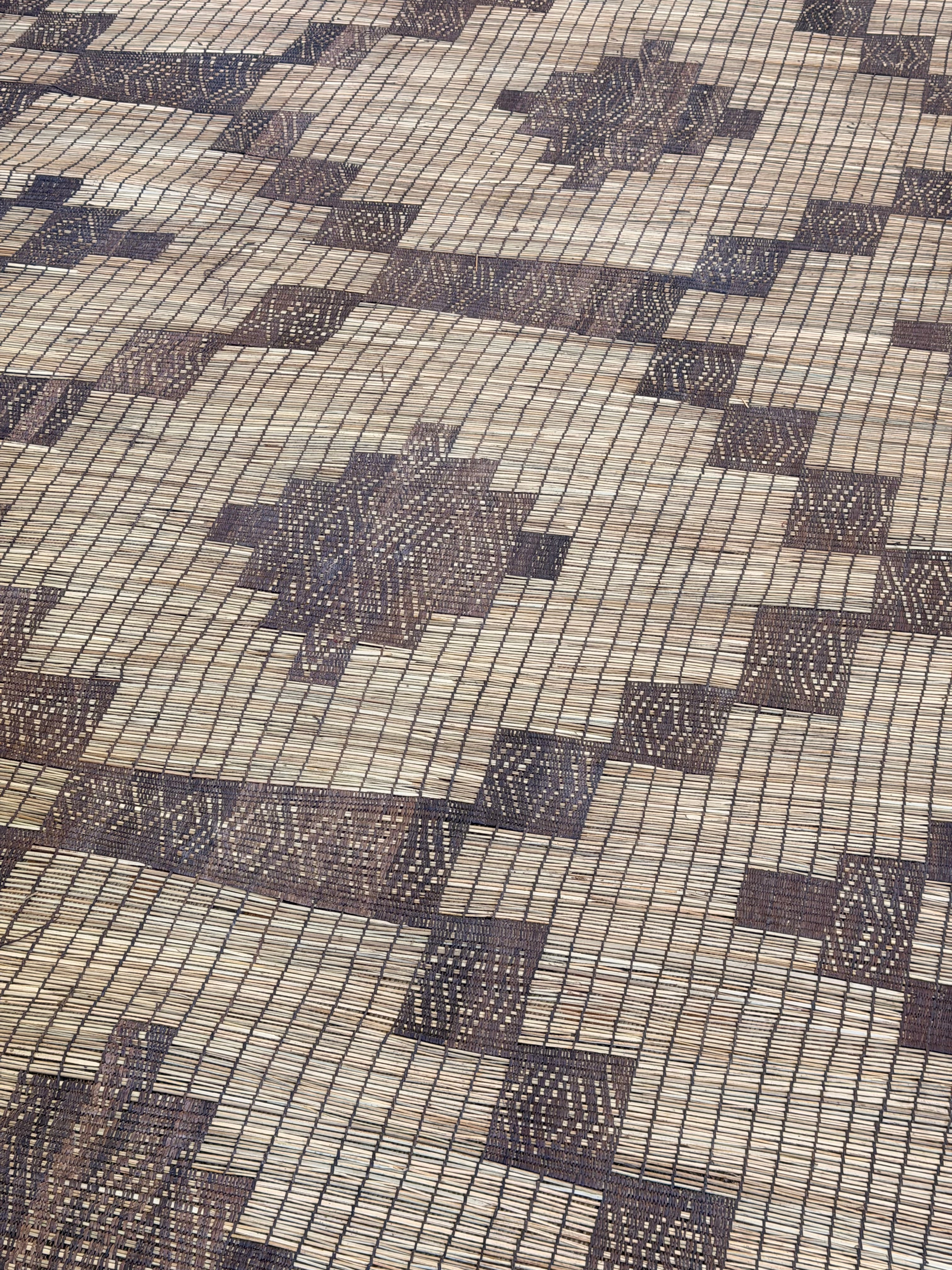 Stuoia di Cuoio e Bambù 400x320cm - S1390