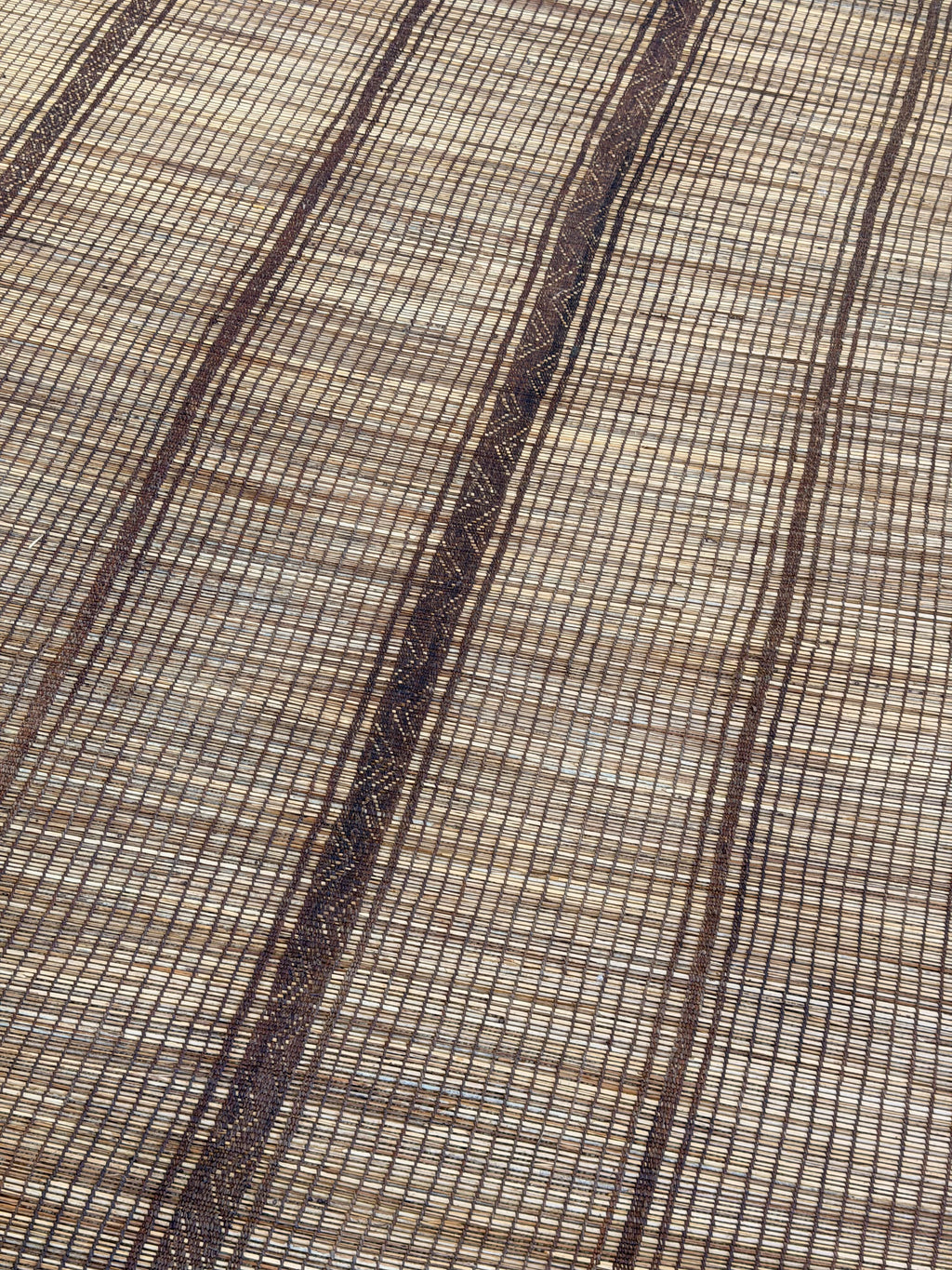 Stuoia di Cuoio e Bambù 335x210cm - S1391