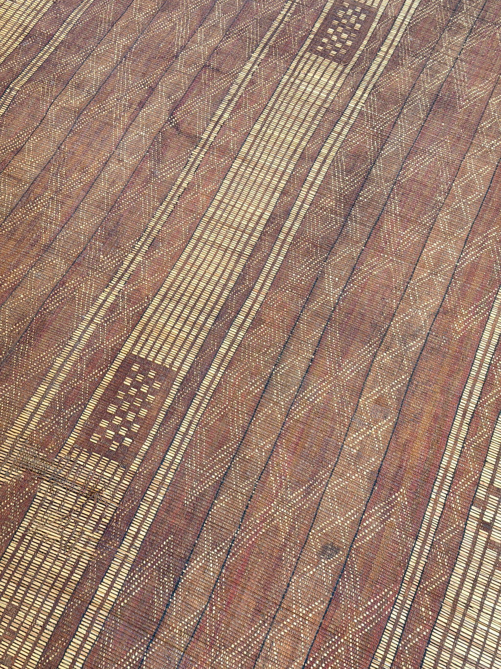 Stuoia di Cuoio e Bambù 265x150cm - S1392