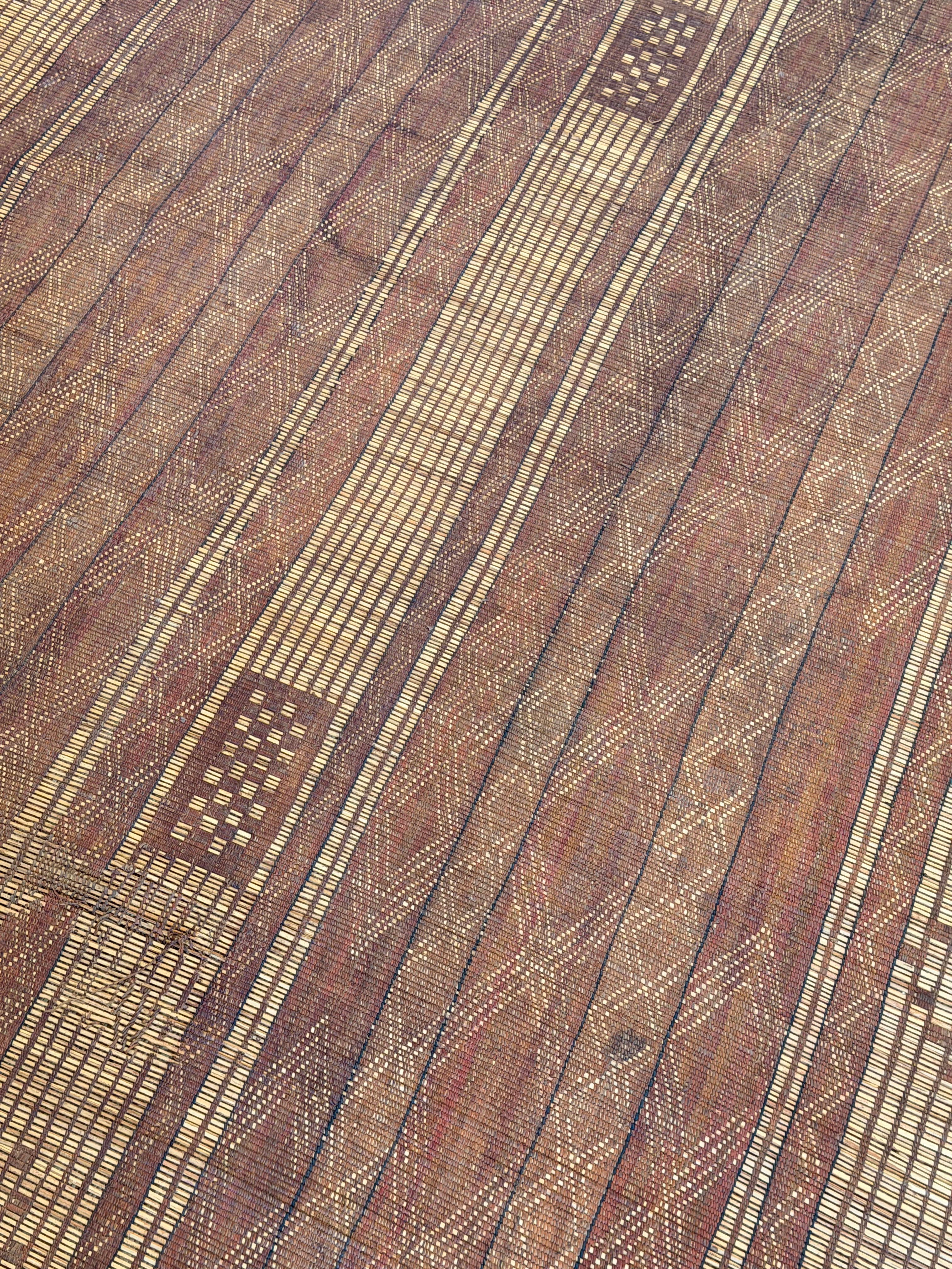 Stuoia di Cuoio e Bambù 265x150cm - S1392