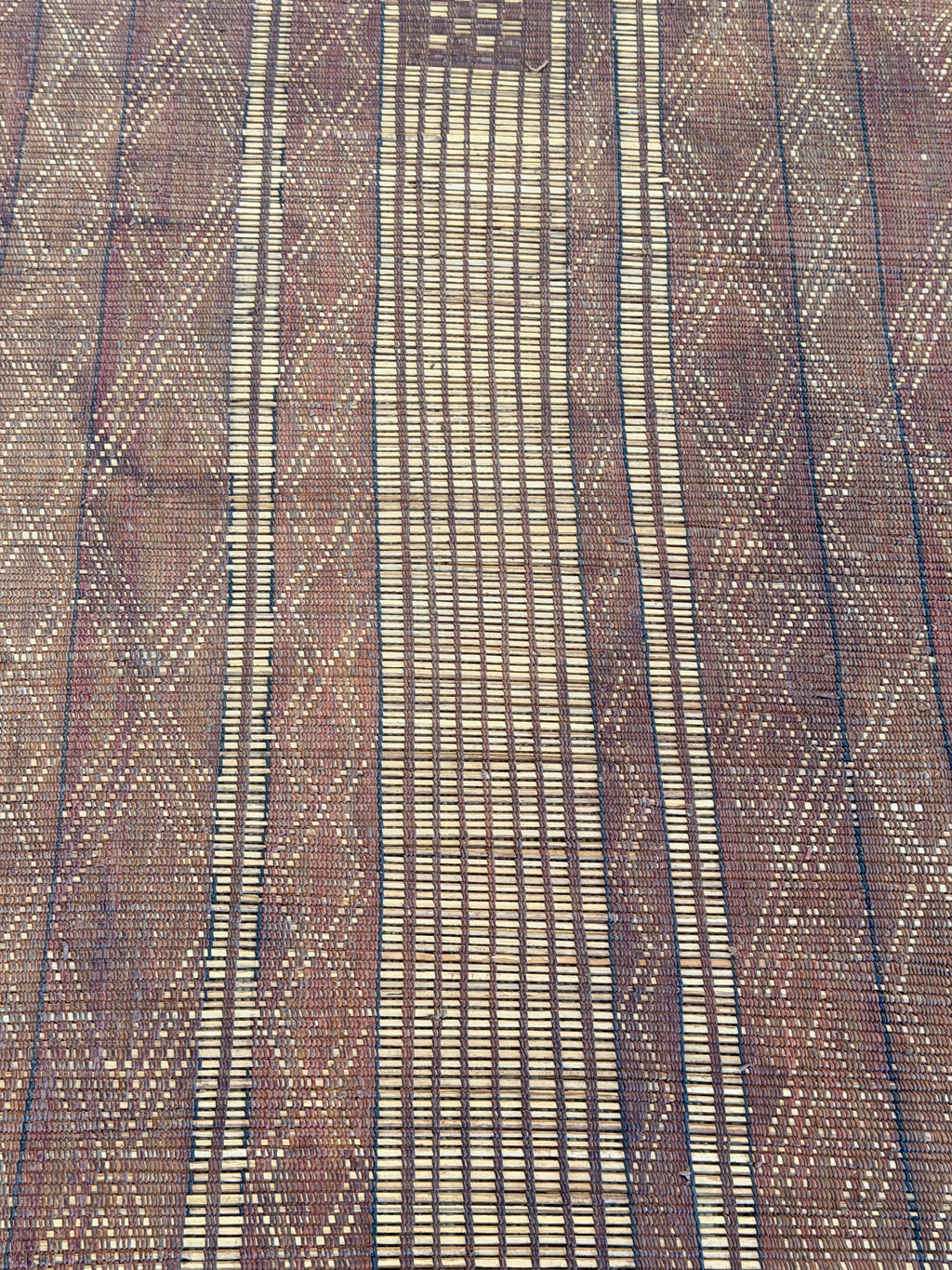 Stuoia di Cuoio e Bambù 265x150cm - S1392