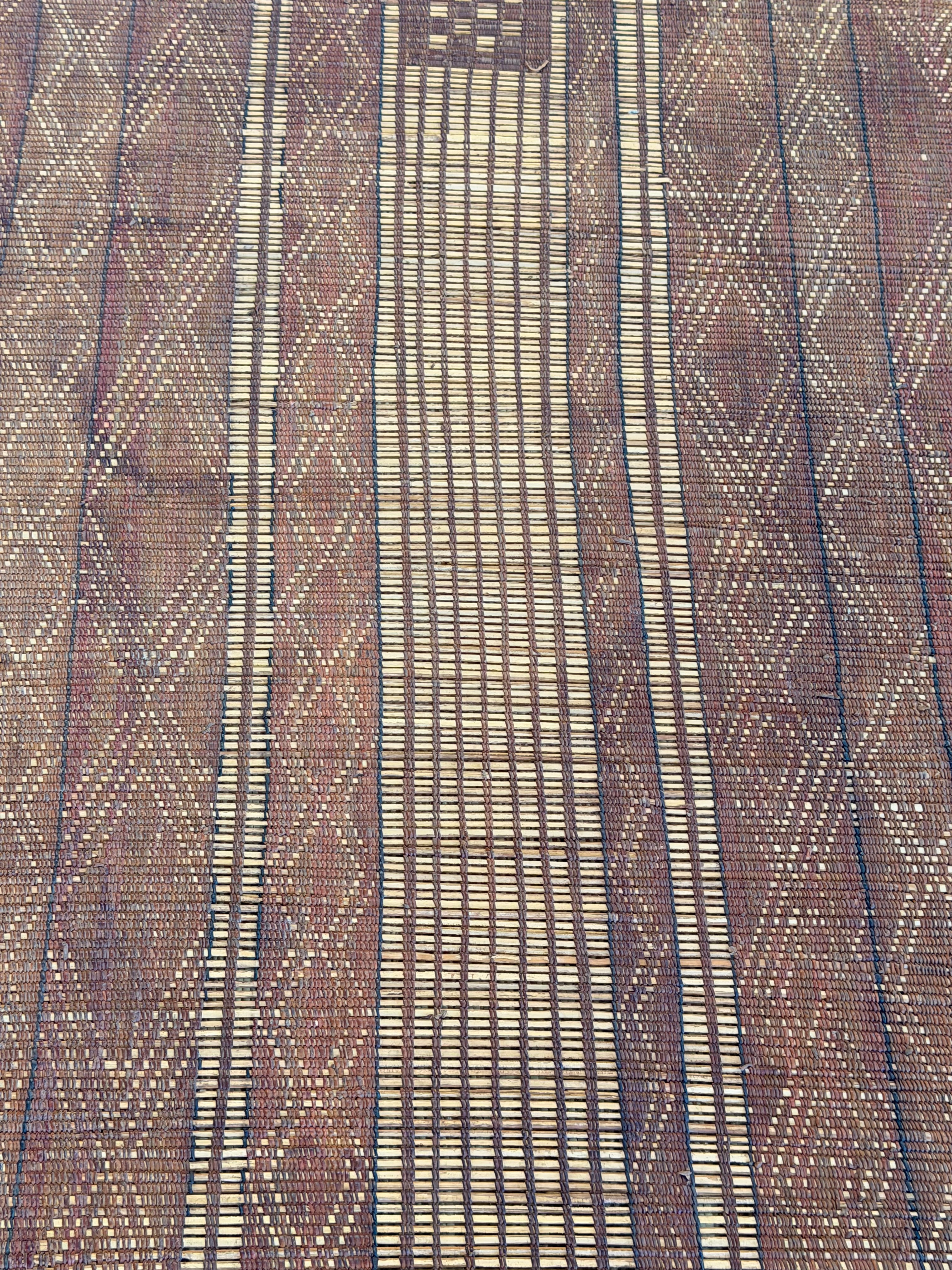 Stuoia di Cuoio e Bambù 265x150cm - S1392