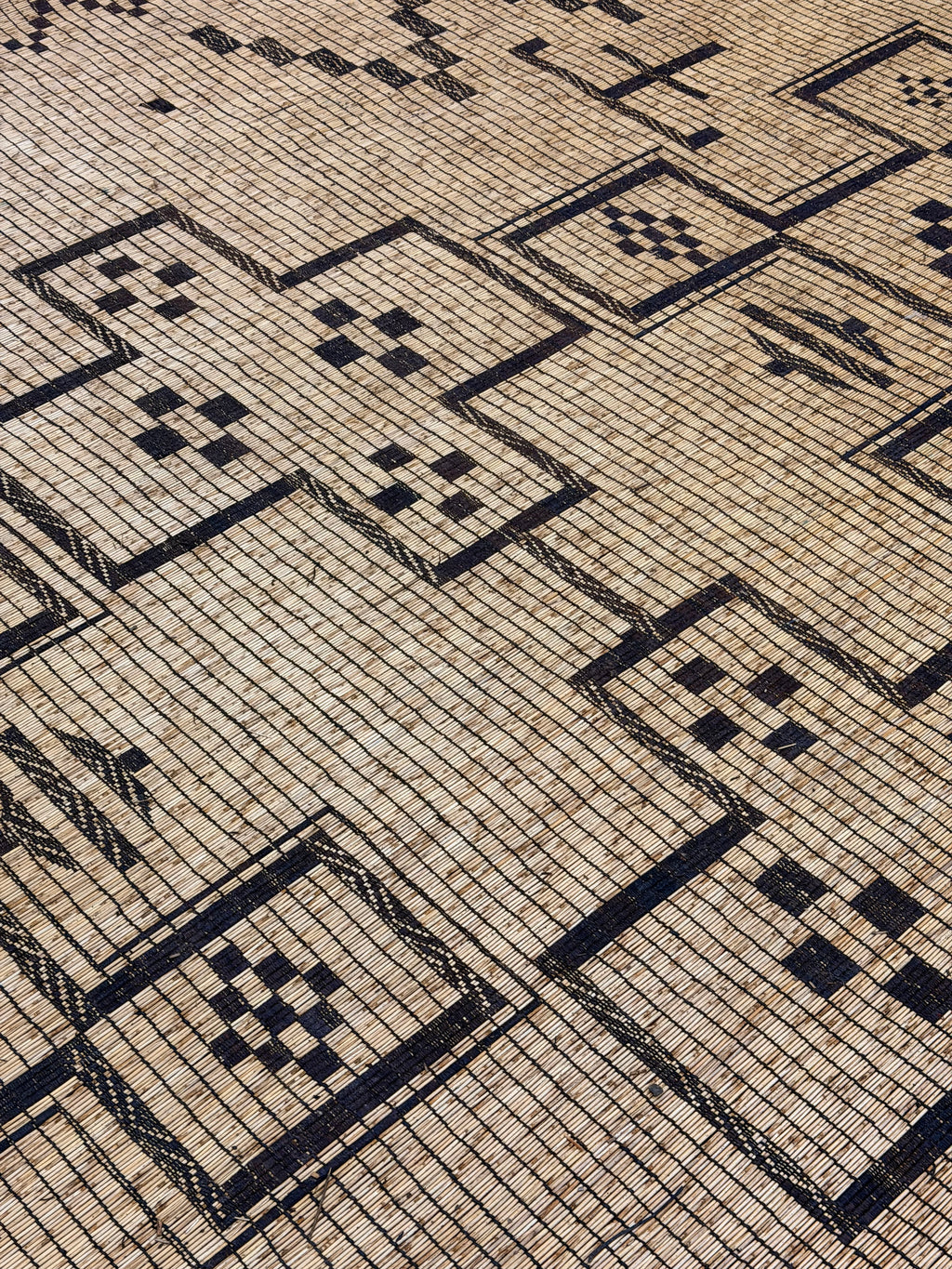 Stuoia di Cuoio e Bambù 510x340cm - S1401