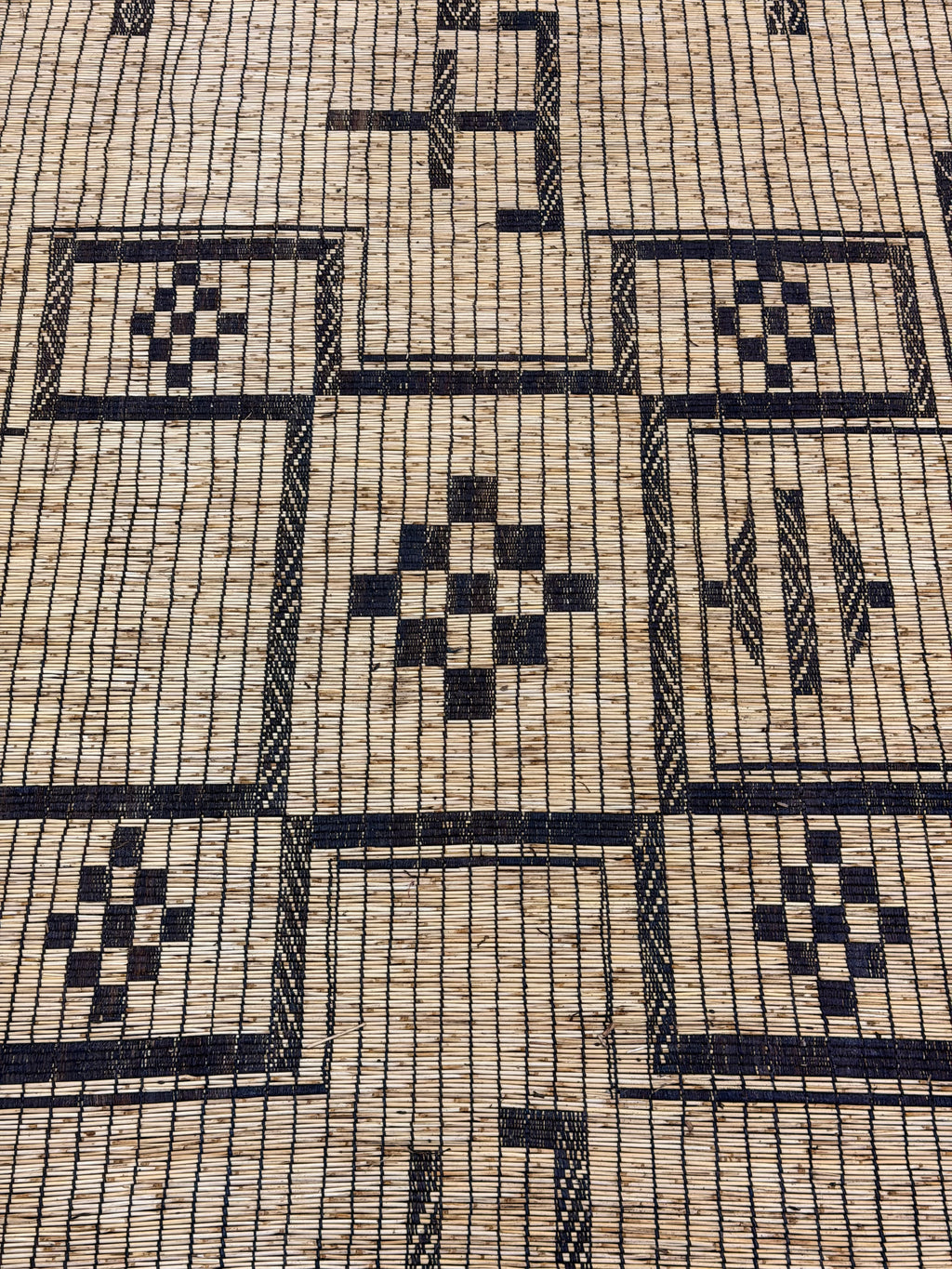 Stuoia di Cuoio e Bambù 510x340cm - S1401