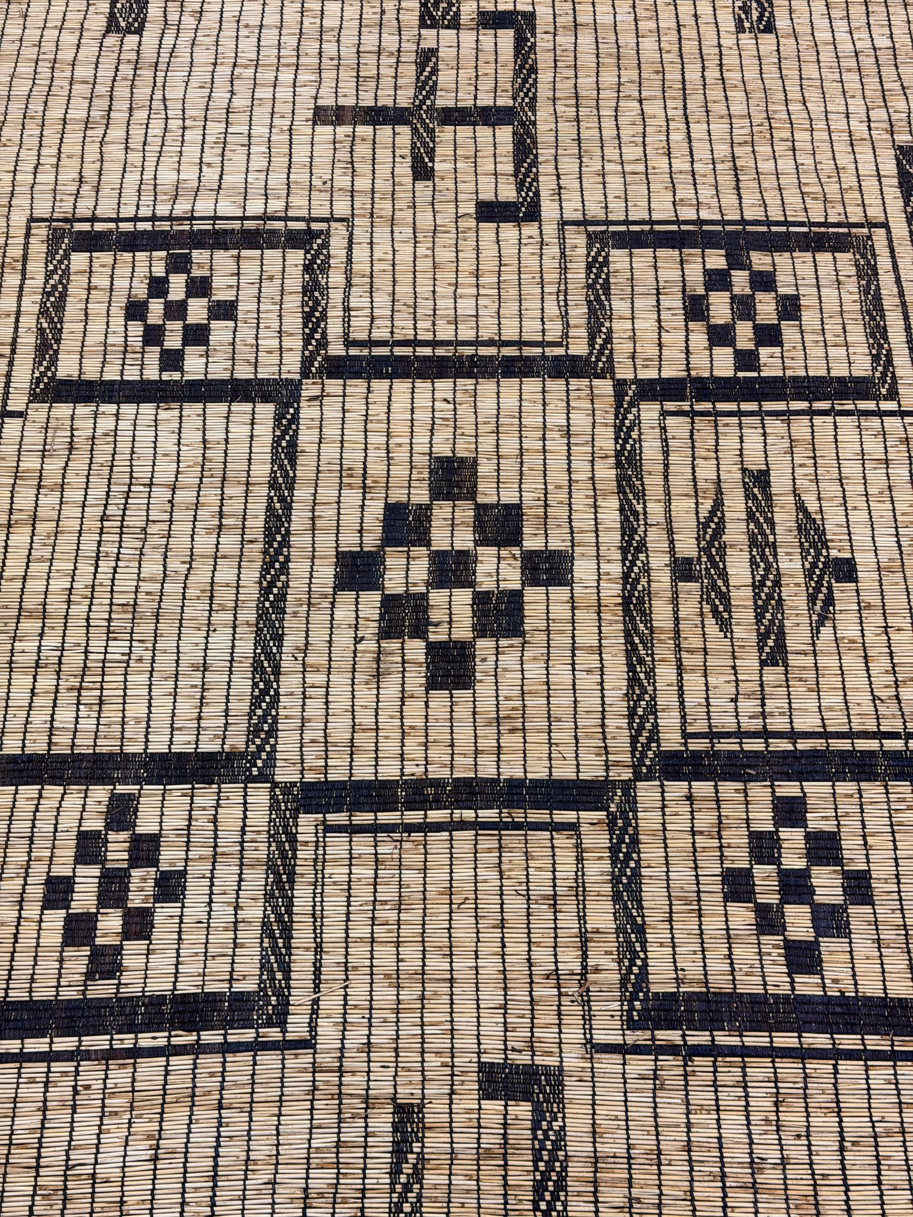 Stuoia di Cuoio e Bambù 510x340cm - S1401