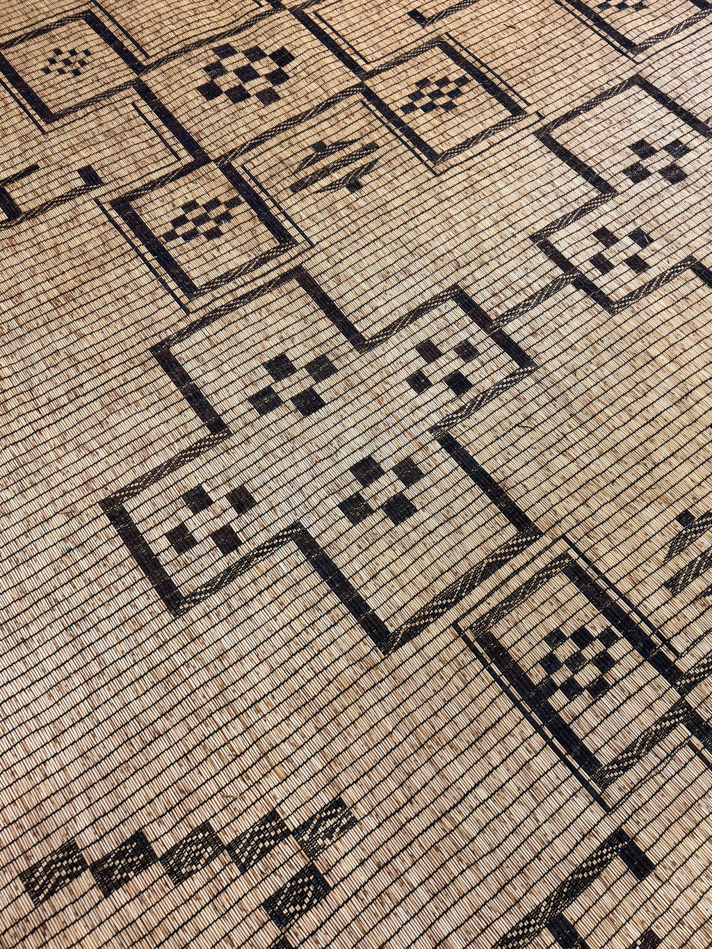 Stuoia di Cuoio e Bambù 510x340cm - S1401