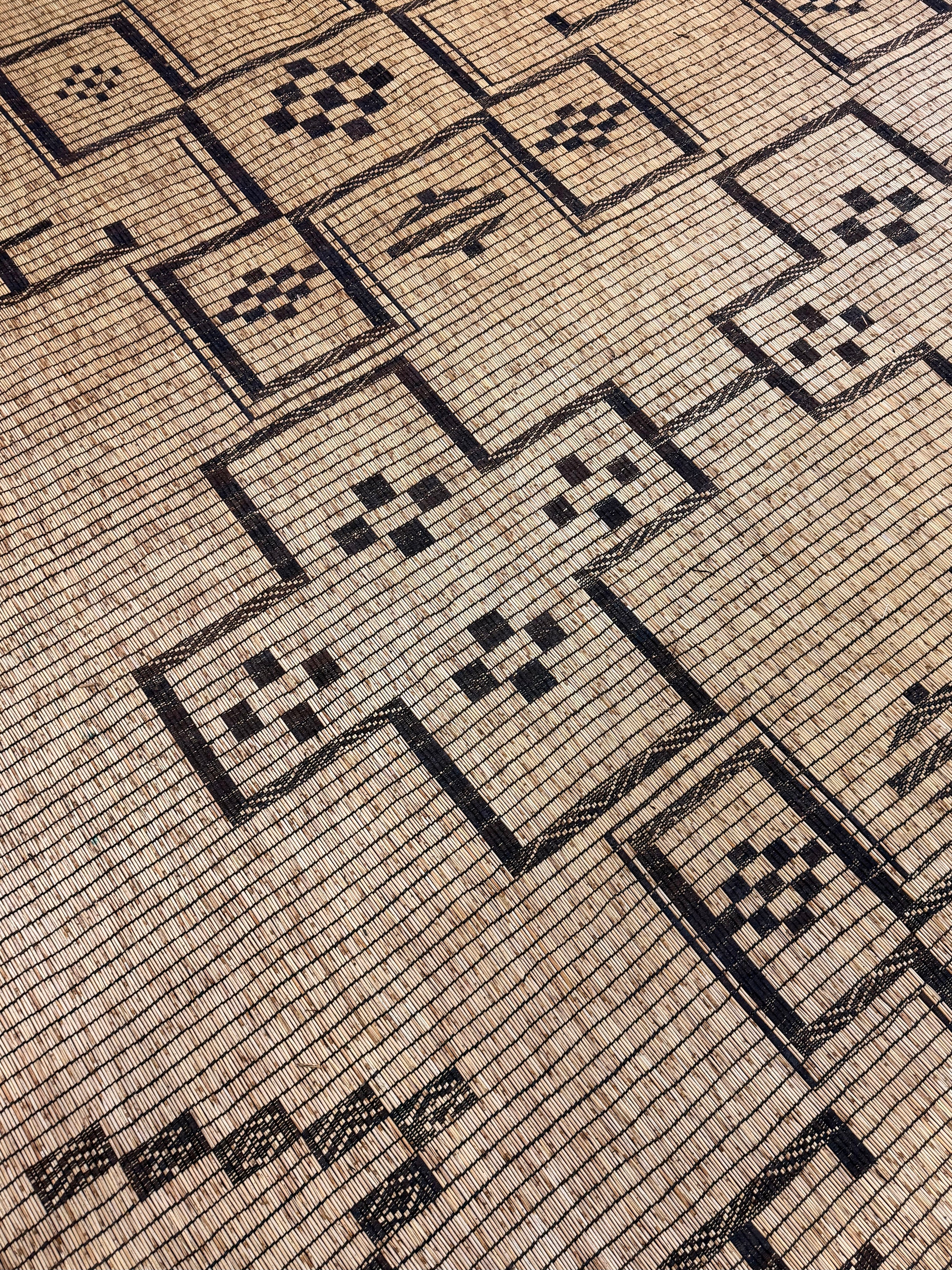 Stuoia di Cuoio e Bambù 510x340cm - S1401