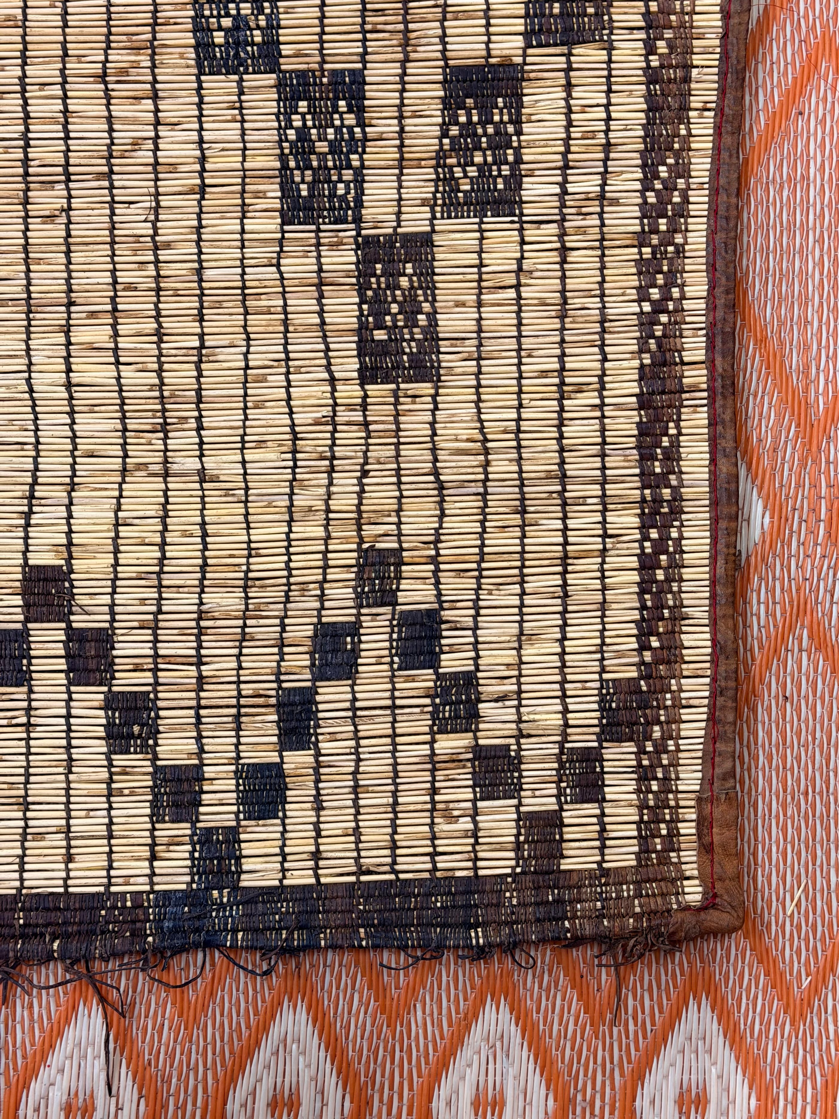 Stuoia di Cuoio e Bambù 510x340cm - S1401