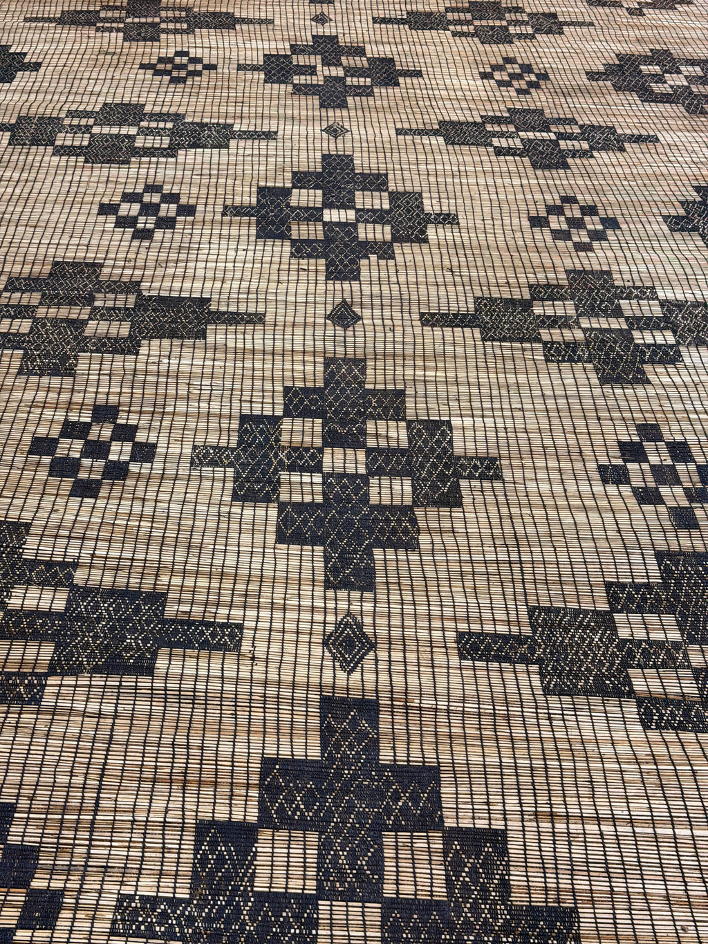 Stuoia di Cuoio e Bambù 500x300cm - S1402